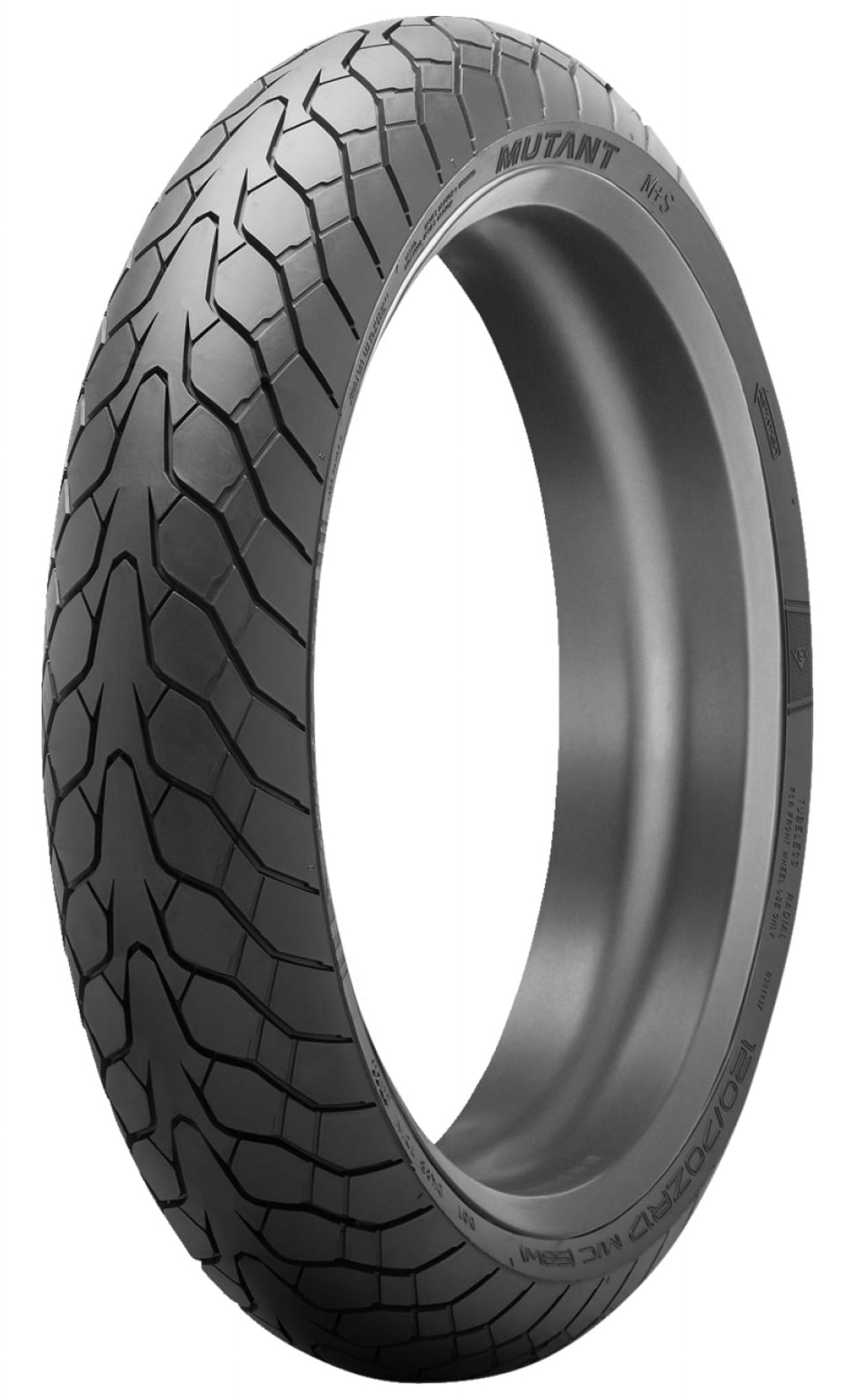 Dunlop Mutant Front Motorcycle Tire (120/70ZR17 58W) geb7w