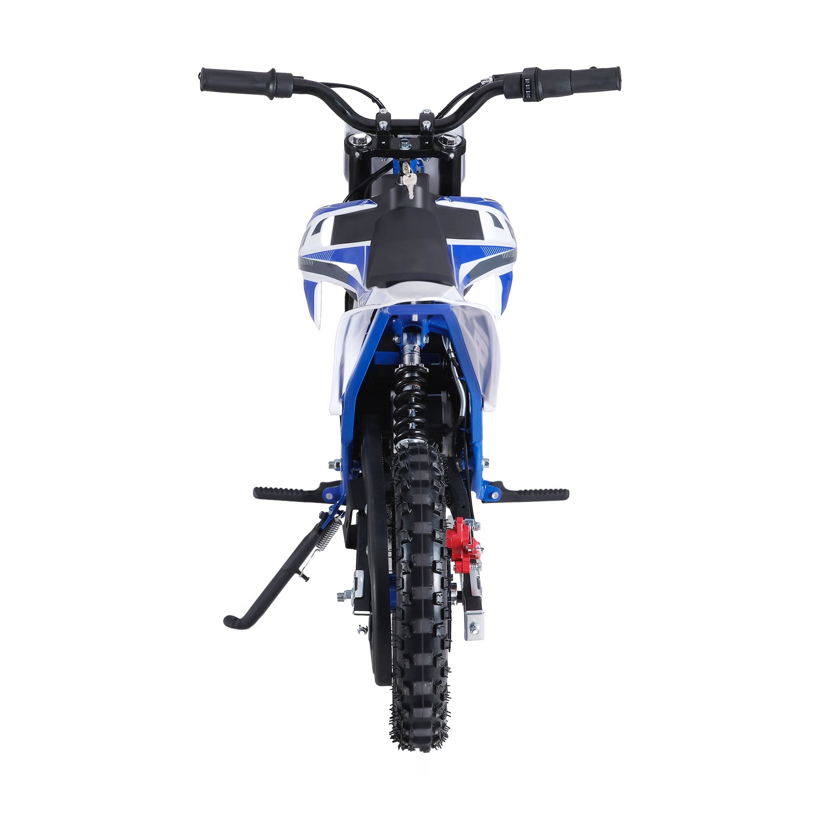 Fompes Electric Dirt Bike for Kids, 3-Speed Off-Road Motorcycle with 250W Motor (Blue, 10 in) ezdpb