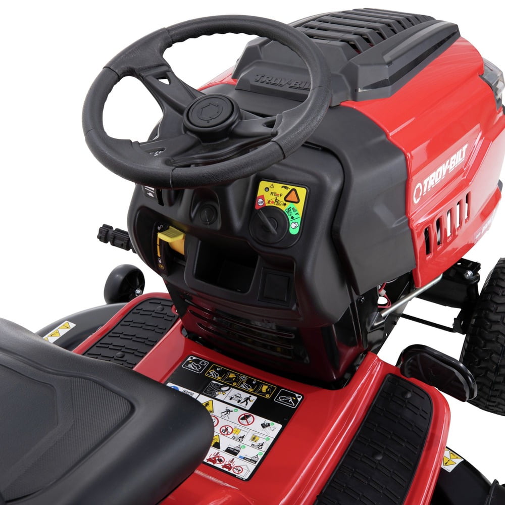 Troy-Bilt Bronco 46-inch Gas Riding Lawn Mower with 547cc Engine (46 in) 9wuns