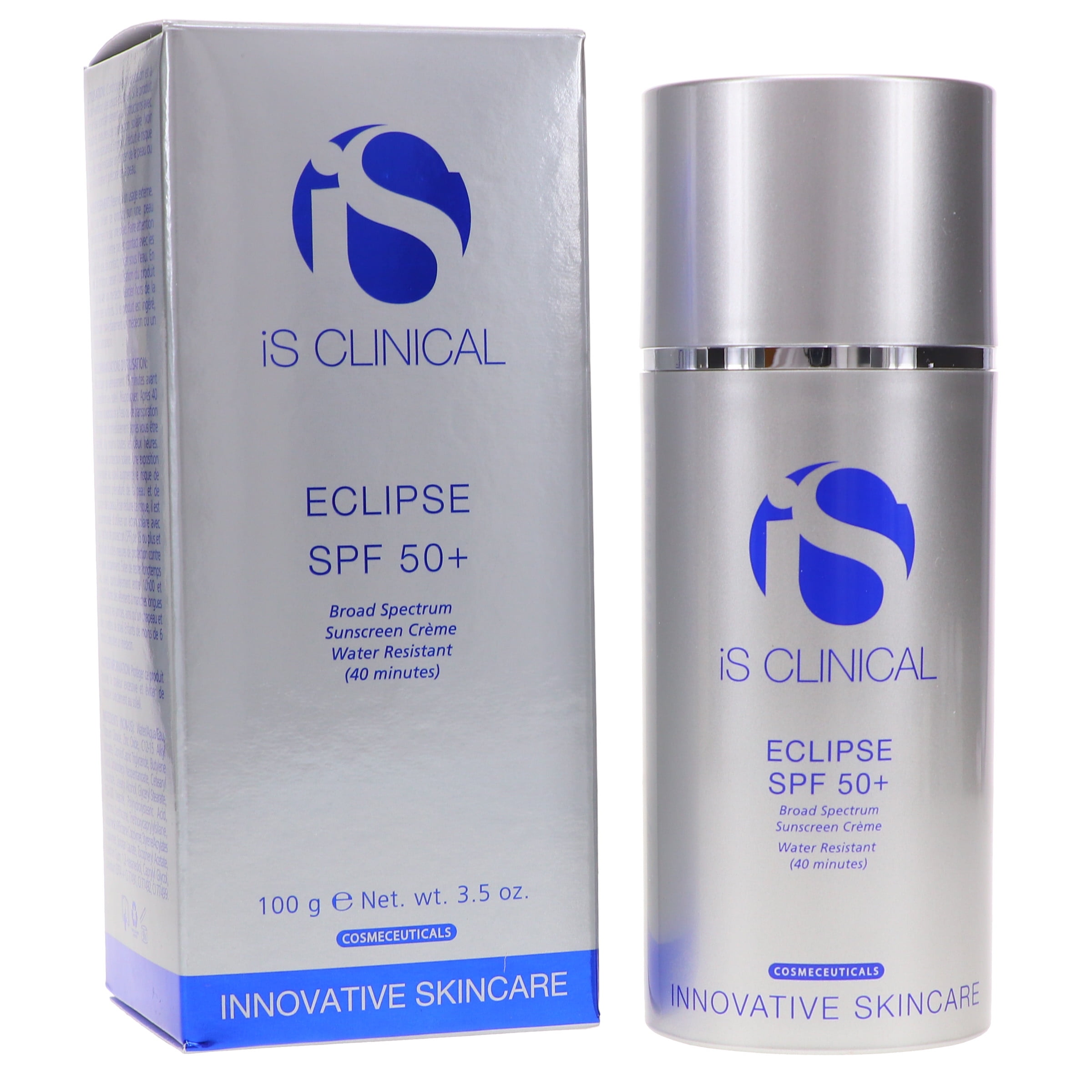 iS CLINICAL Eclipse SPF 50+ Sunscreen Broad-Spectrum UVA/UVB Protection (Clear, 3.5 oz) km8h6