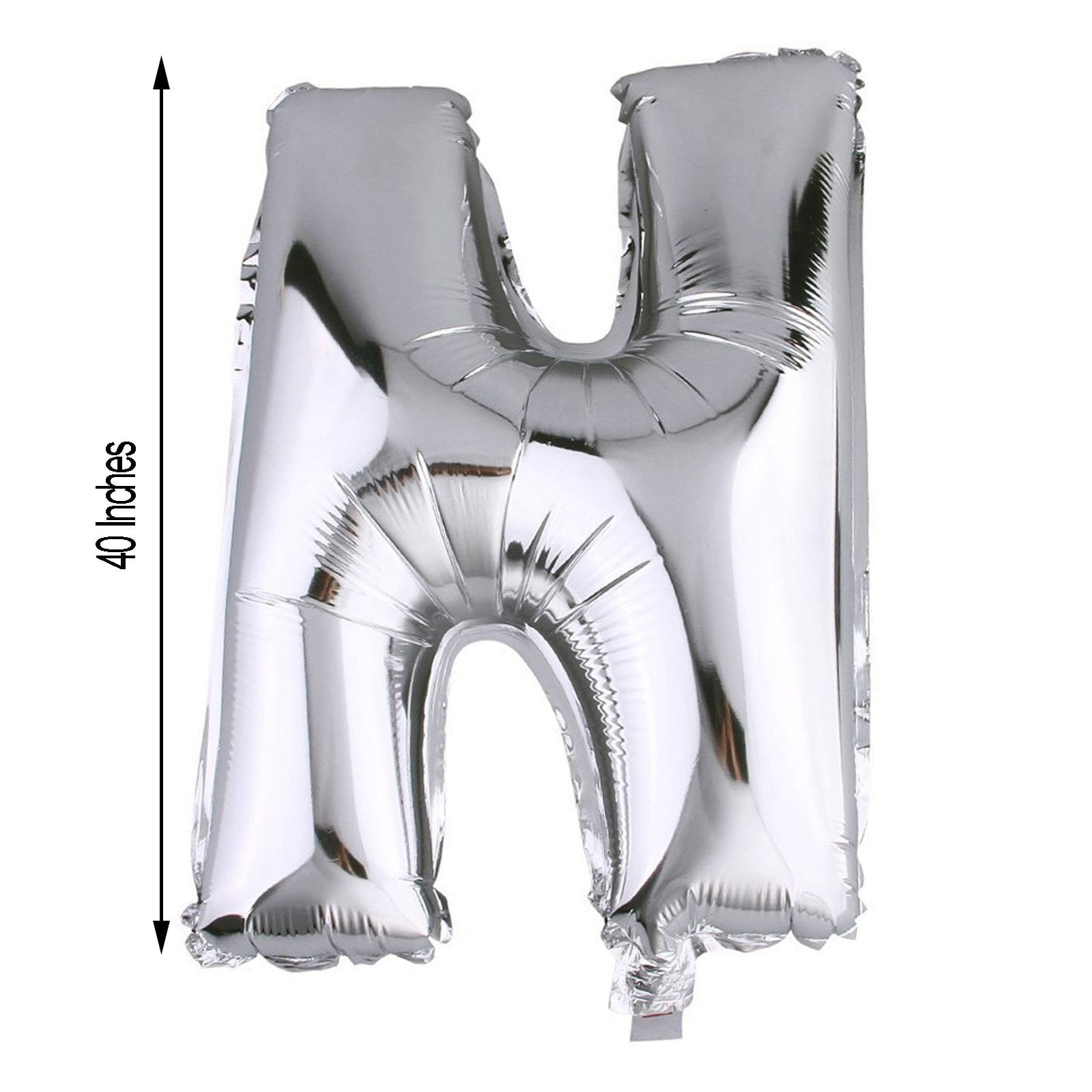 Balsa Circle 40 in Silver Mylar Foil Balloon for Wedding Graduation Party (Silver, 40 in) 19l1z
