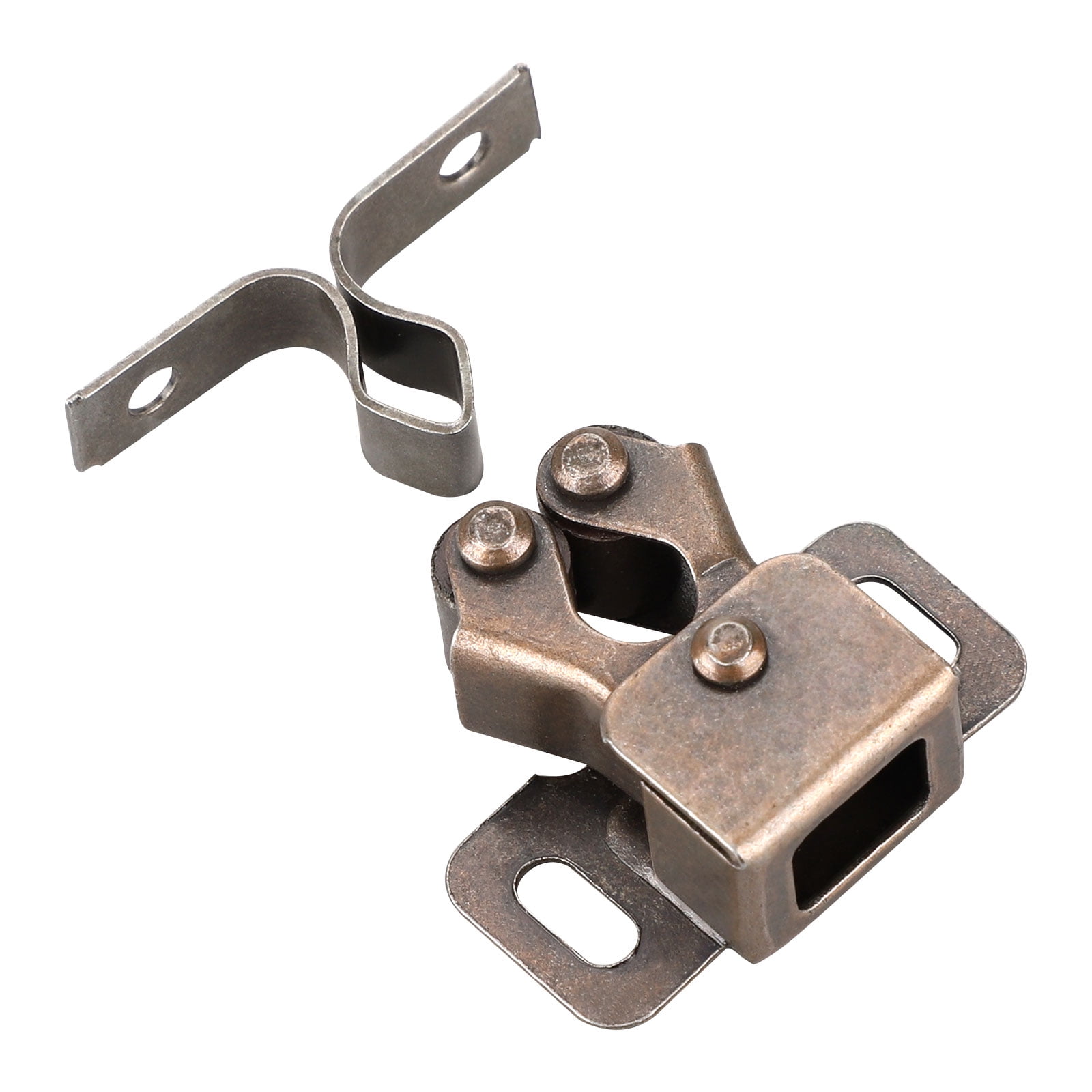 TSV Double Roller Catch Cabinet Door Latch Hardware (Oil-Rubbed Bronze, 10 Pack) cc6tj