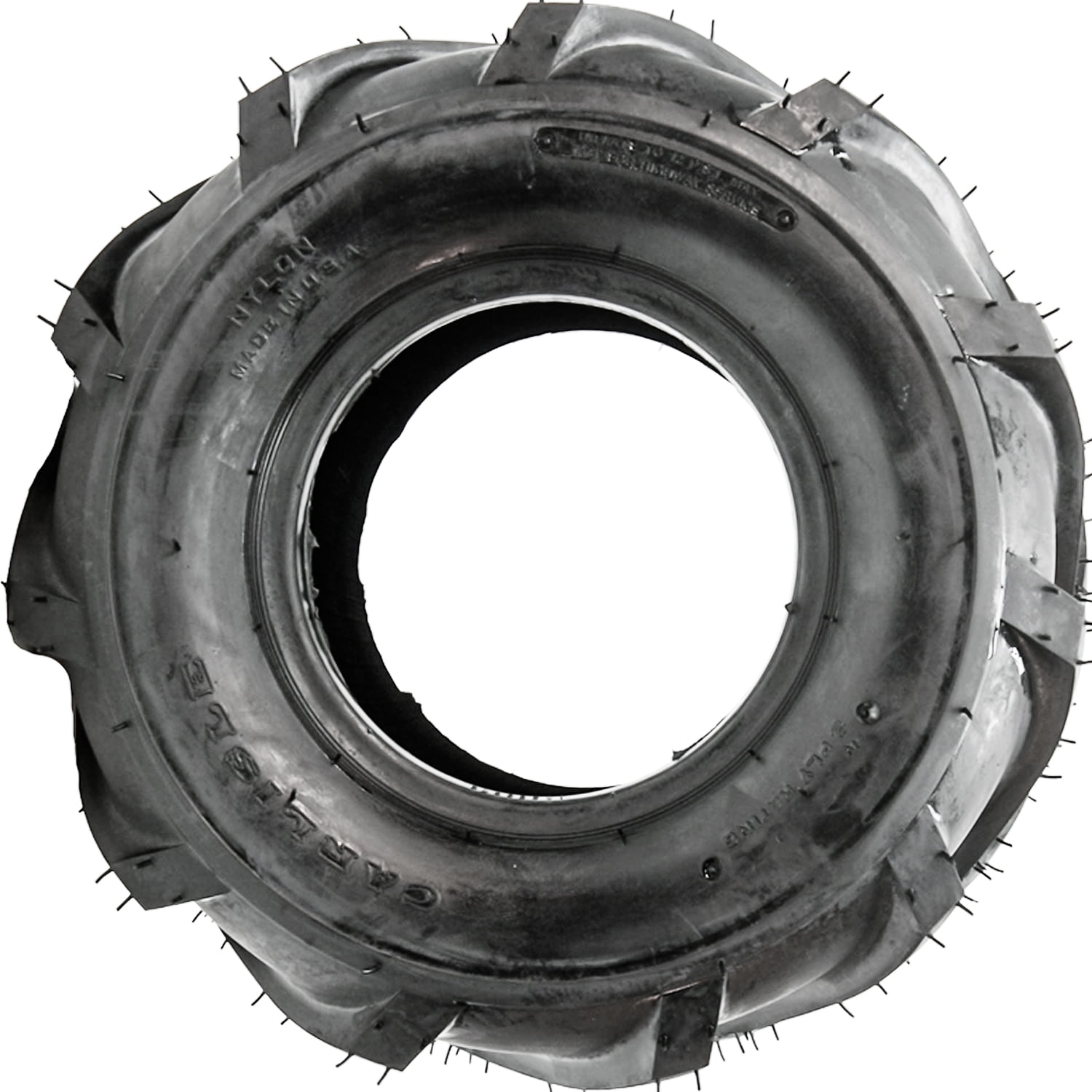 Carlstar Super Lug Lawn and Garden Tire (Black, 16x6.50-8) 40zdb