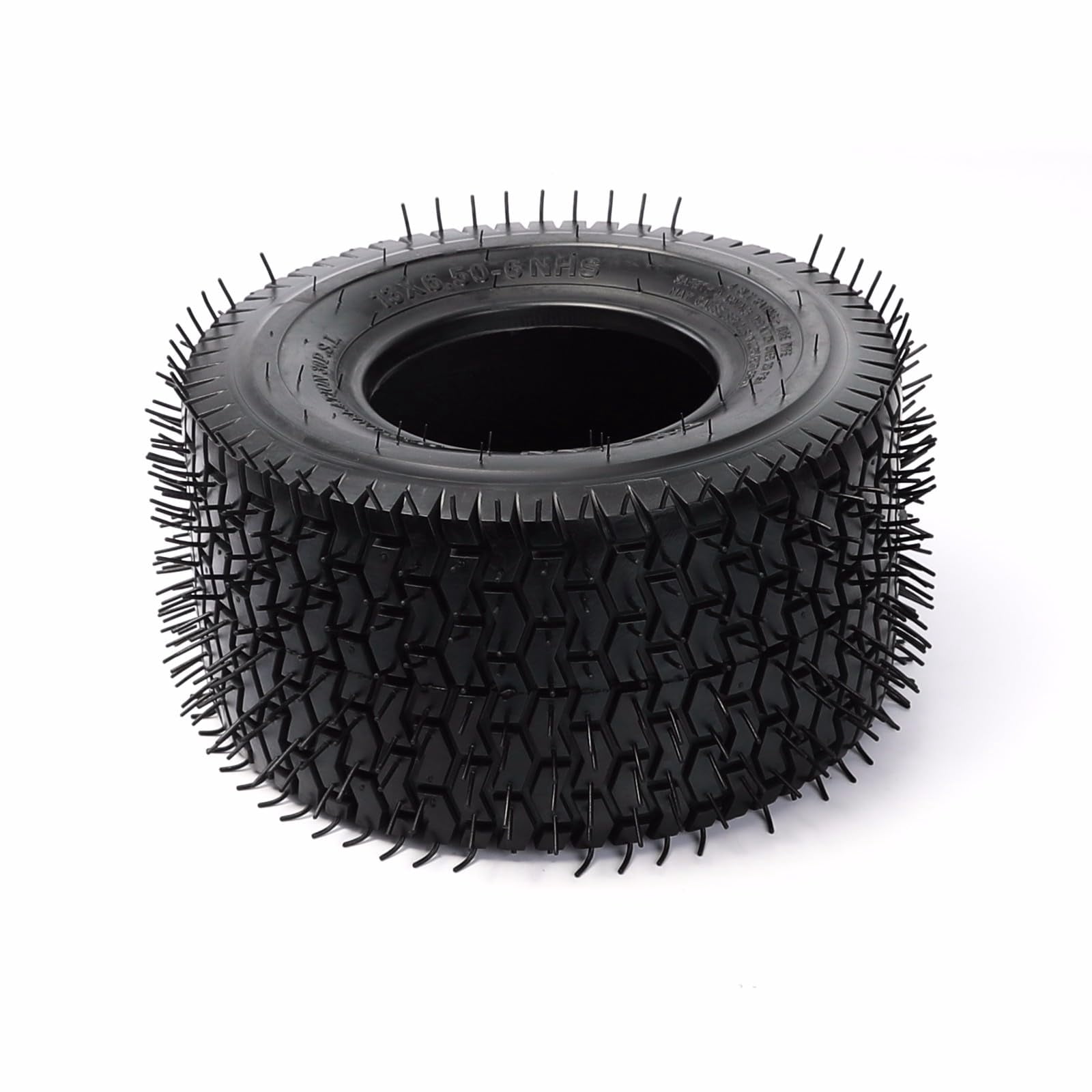 suisuitong 13x6.50-6 Tubeless Utility Tire (4PR Heavy-Duty Replacement for Lawn Mower, Golf Cart, ATV, 6 in Rim) h157p
