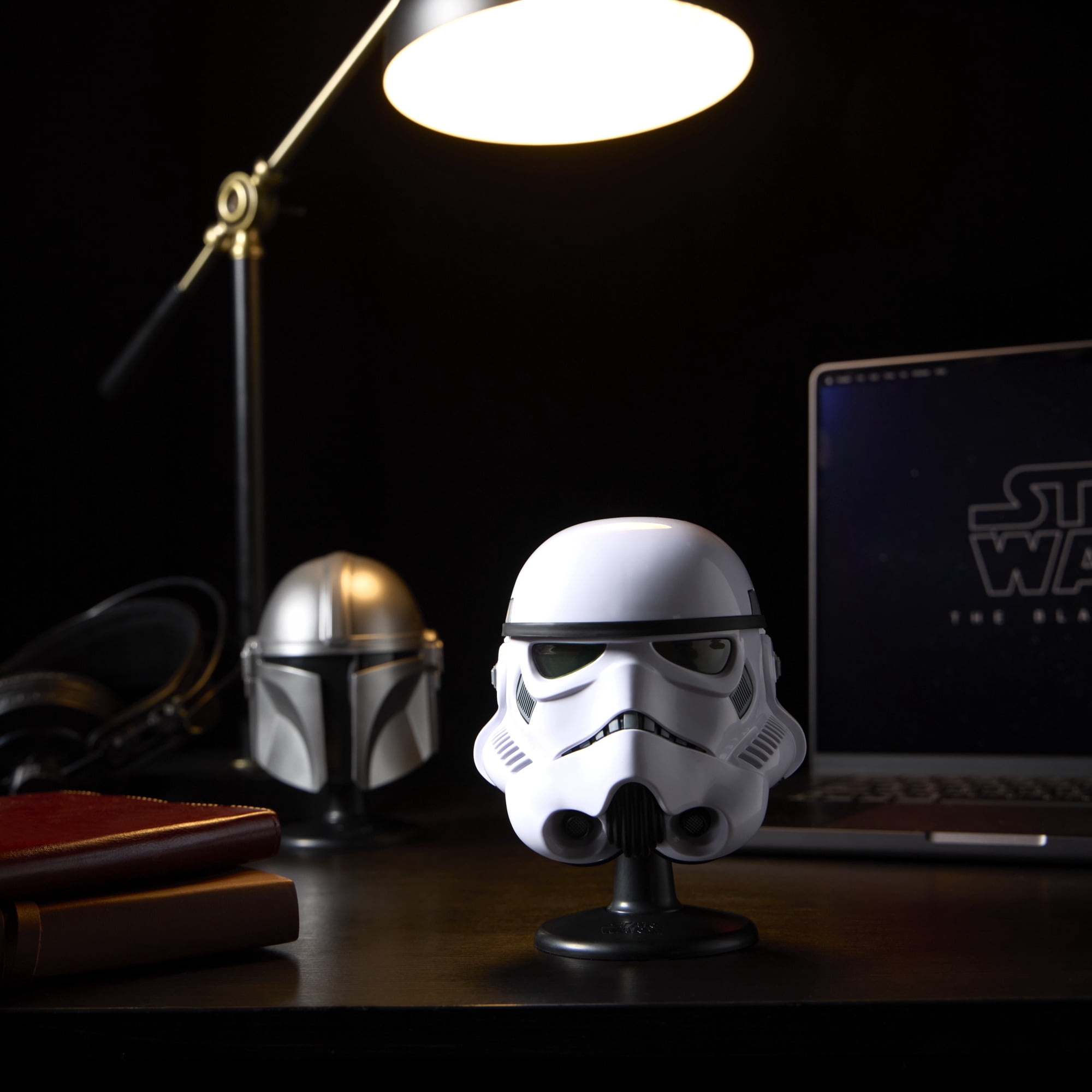 Star Wars The Black Series Stormtrooper Premium Mini Helmet for Display (White, 6 in) 351sv - Image 7