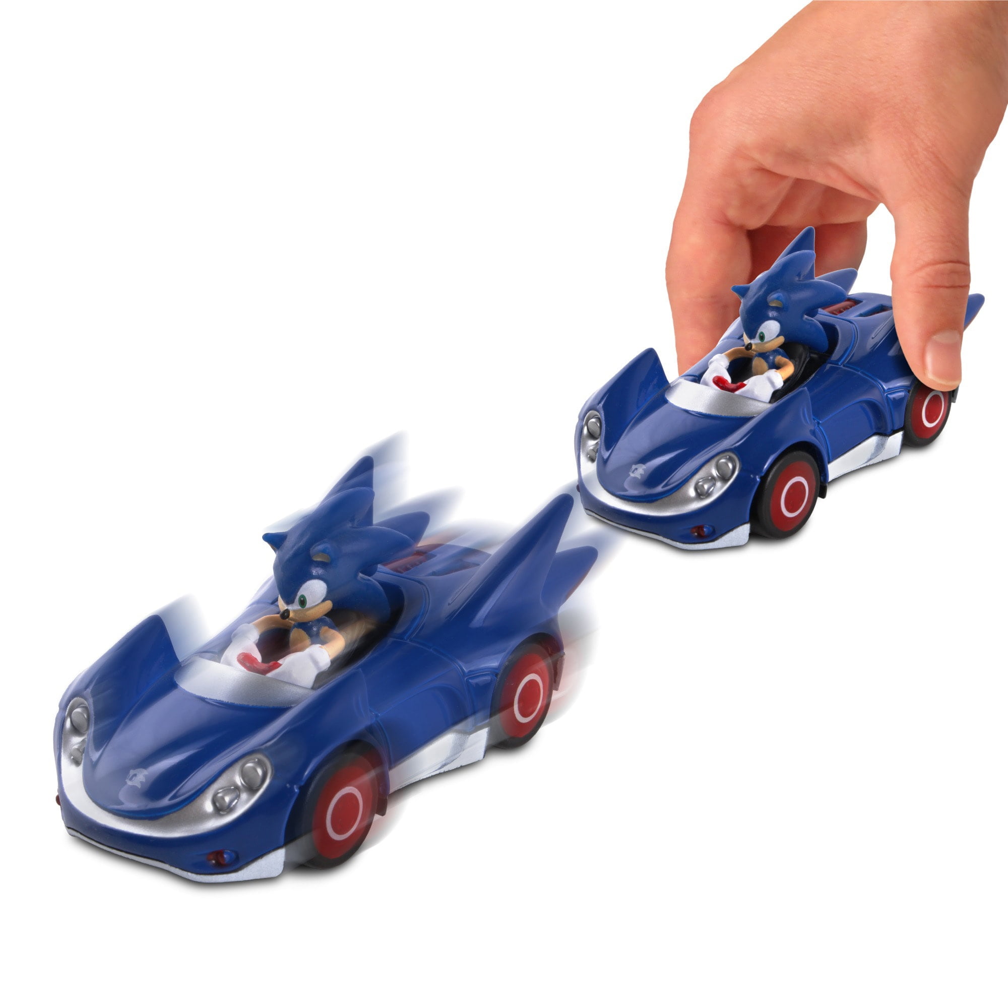 Sonic Speed Star Diecast Metal Car 1:64 Scale Collectible Vehicle (Blue, 3 in L) jn1qc