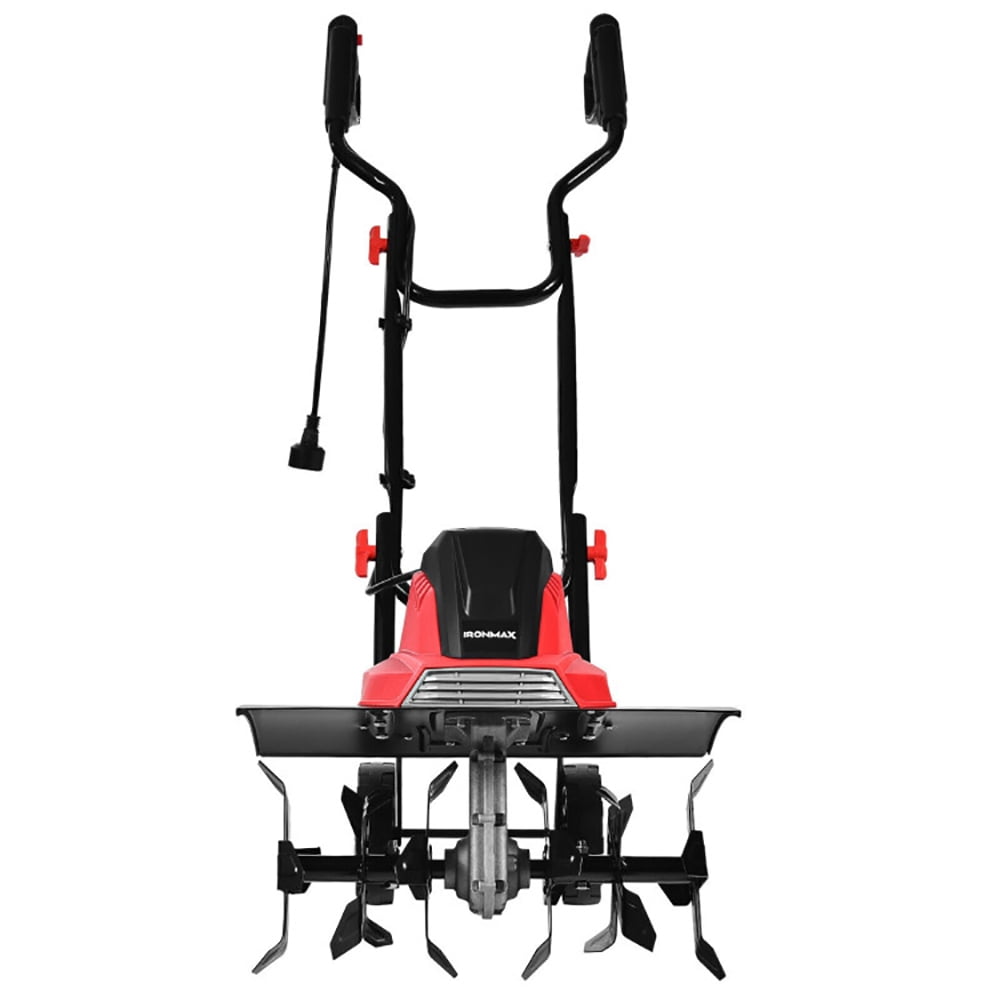 Topcobe Electric Tiller and Cultivator, 13.5 Amp Corded Garden Soil Tiller with 9 in Tilling Depth (17 in Width) jlqez