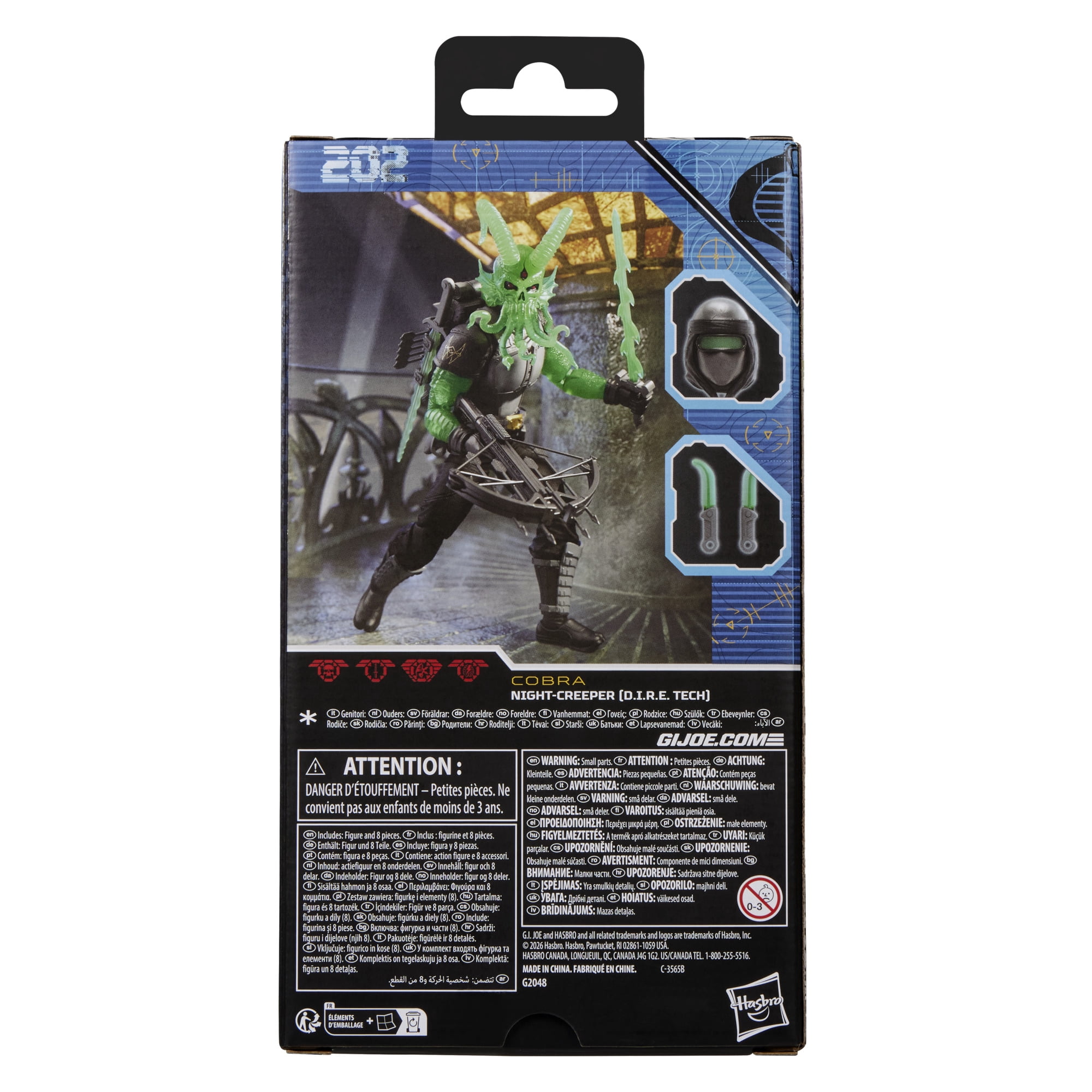G.I. Joe Classified Series Night-Creeper D.I.R.E. Tech Action Figure (6 in) xb2ls