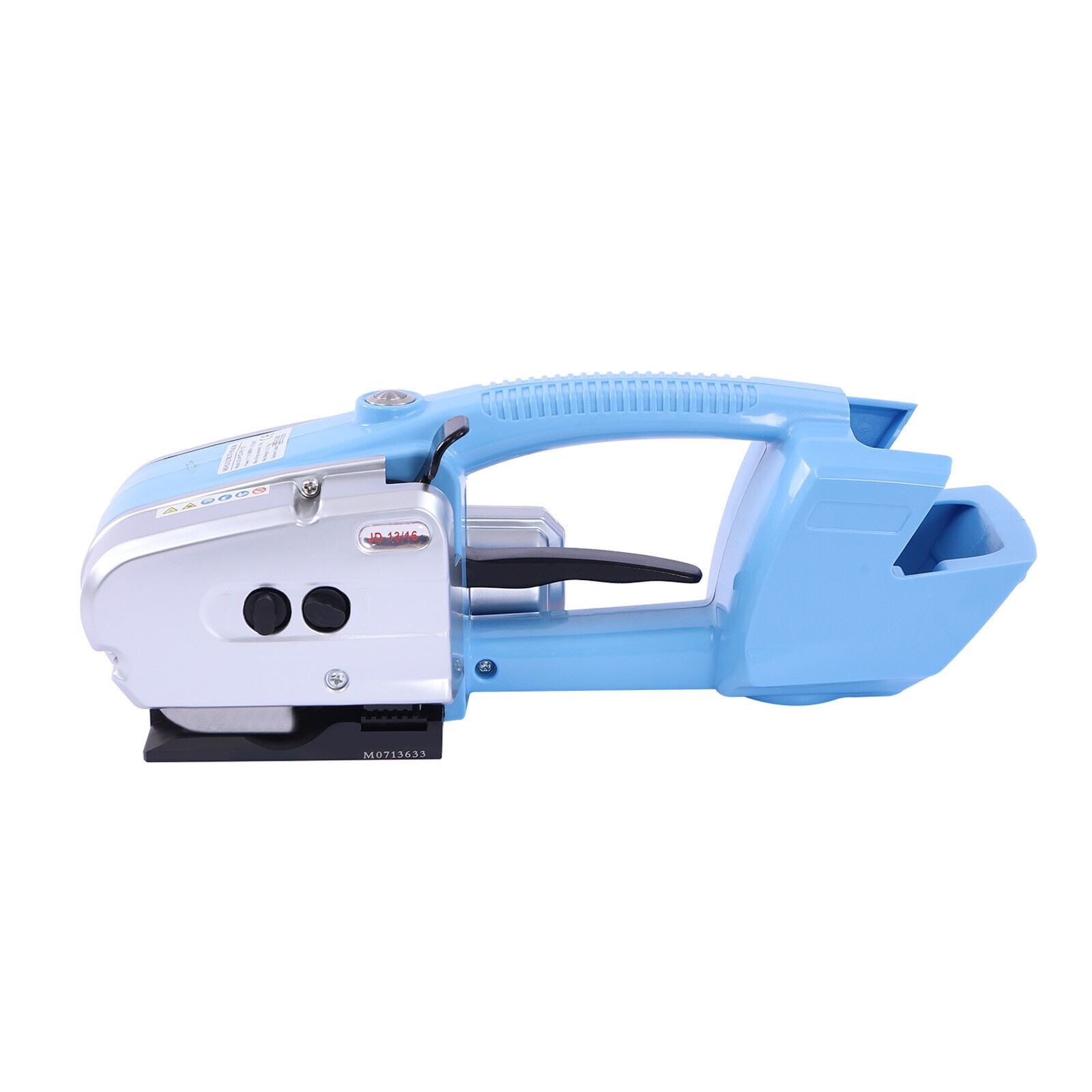 DENSET Automatic Strapping Machine Battery Operated Banding Tool for 0.5-0.625 in PP PET Straps (Blue) yqv1z