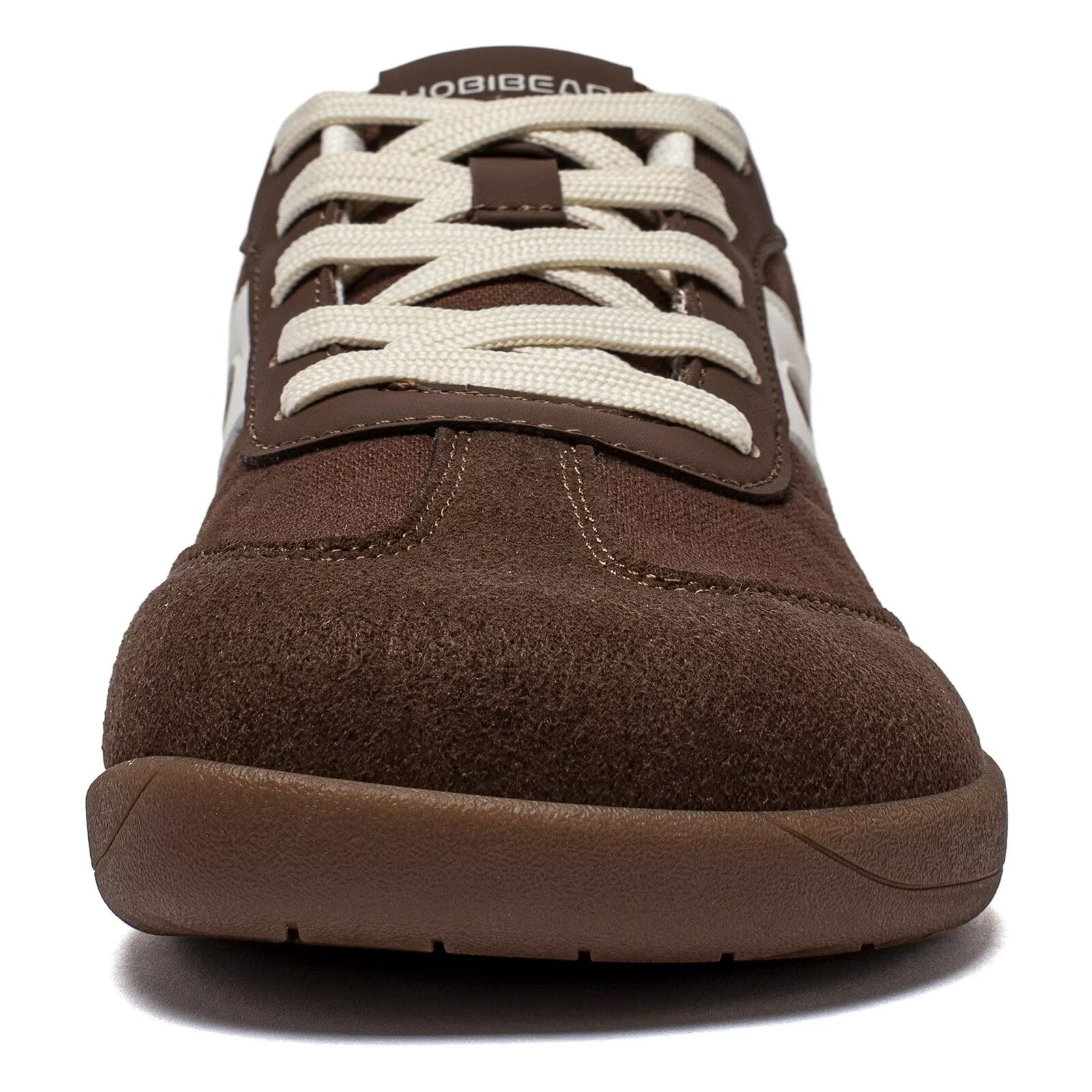 Hobibear Barefoot Shoes Wide Toe Box Zero-Drop Fashion Sneakers (Brown, 10 US) 2dtls
