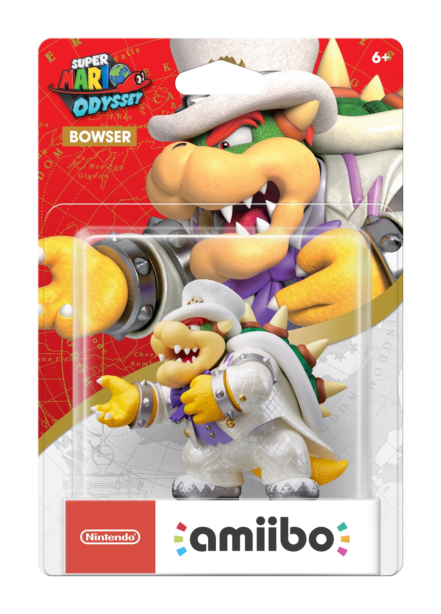 Nintendo Bowser Amiibo Figure (Super Mario Odyssey Wedding Style, 1 ct) 432y7