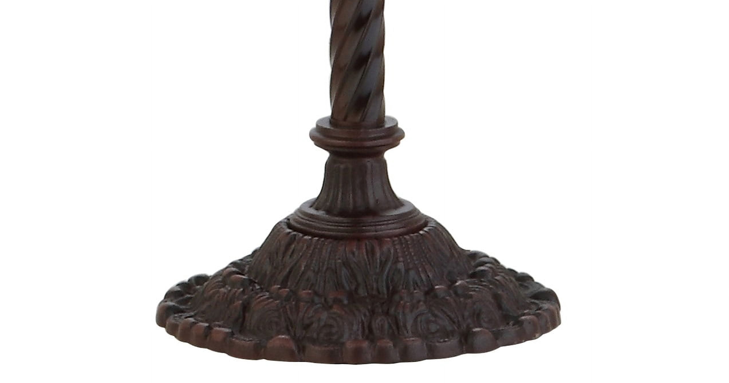 JONATHAN Y Williams Tiffany-Style Torchiere Floor Lamp (Bronze, 71 in) np3wi