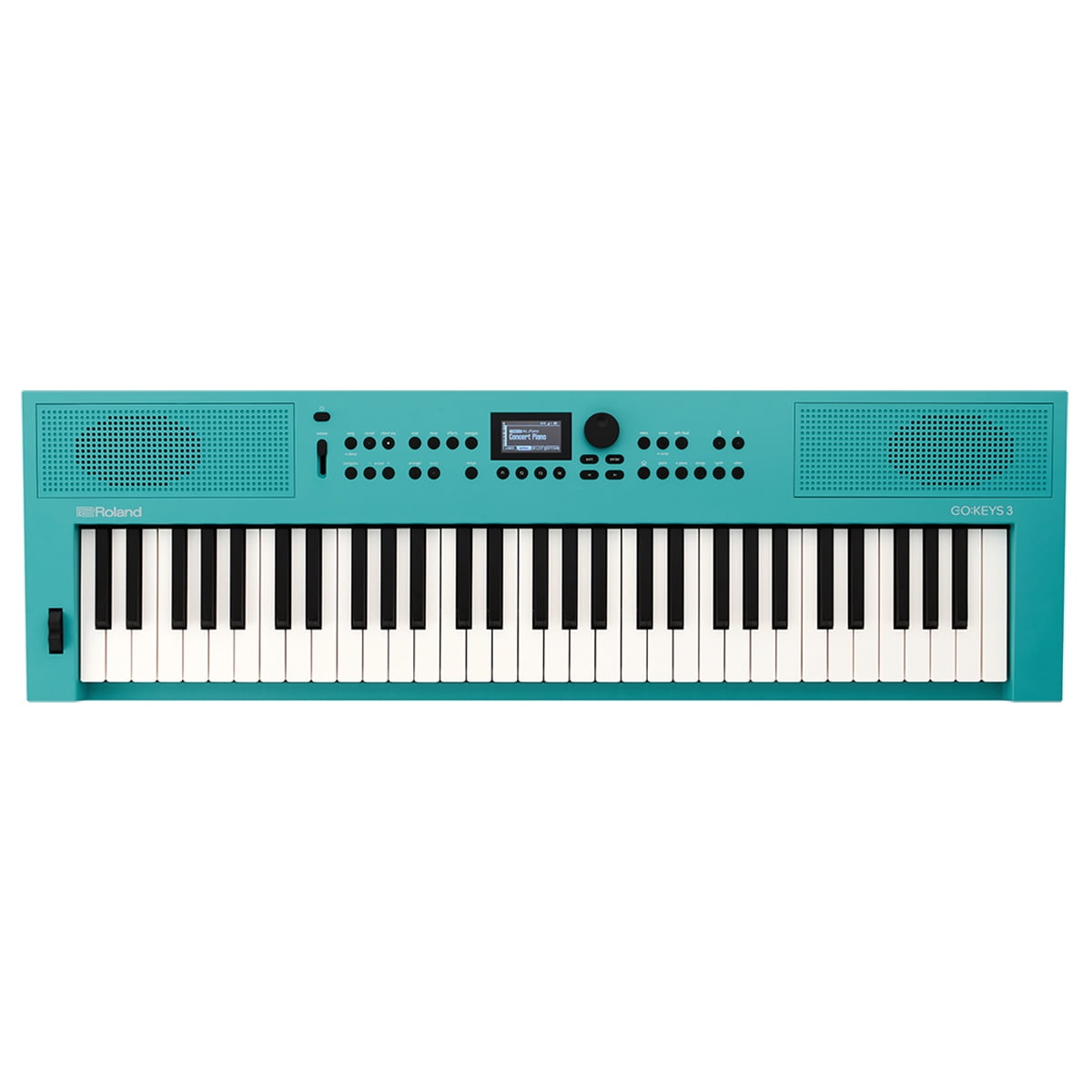 Roland GO:KEYS 3 Portable Music Creation Keyboard (61-Key, Turquoise) utoj1