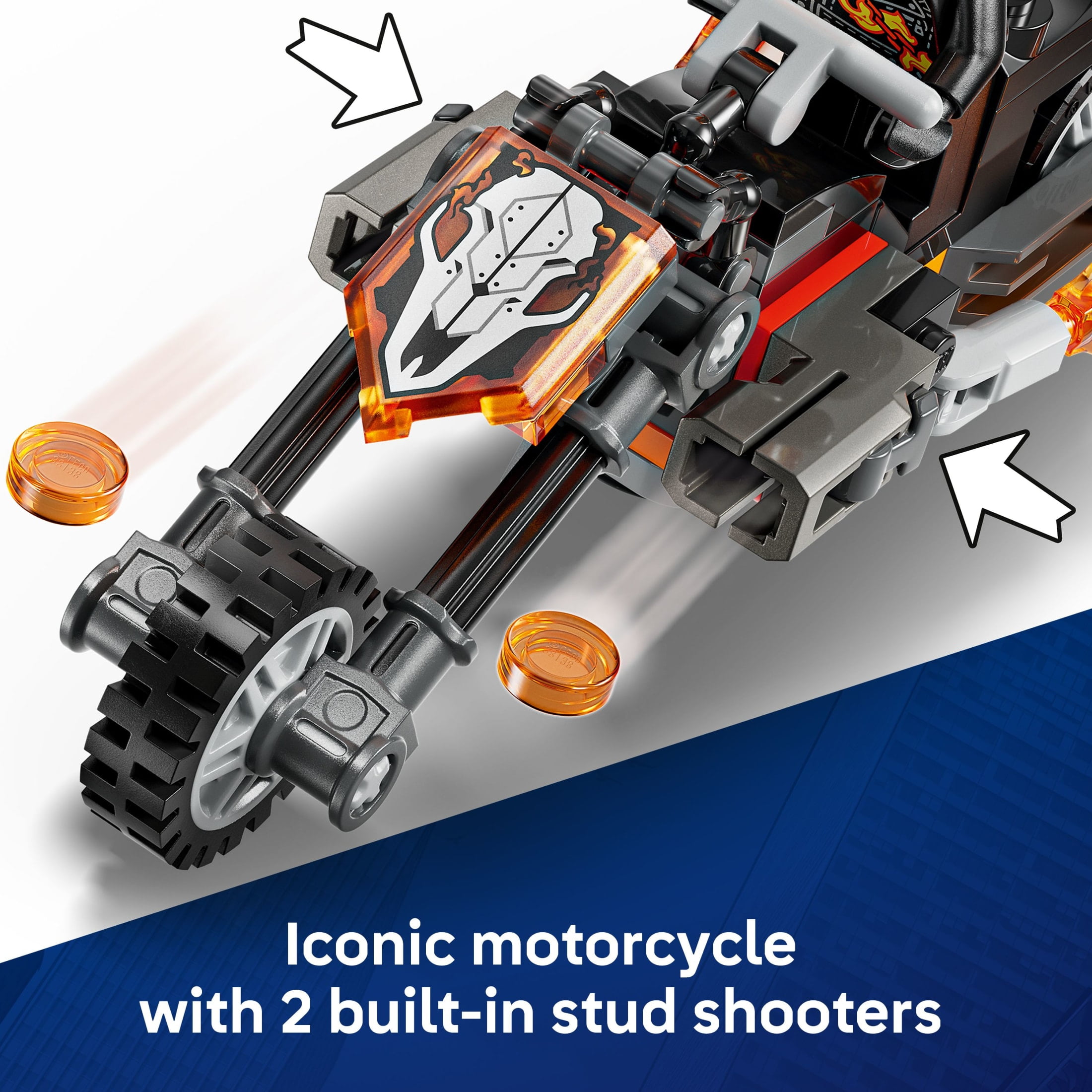 LEGO Marvel Spider-Man vs. Ghost Rider Motorcycle Building Set (72 Pieces) t9e2s
