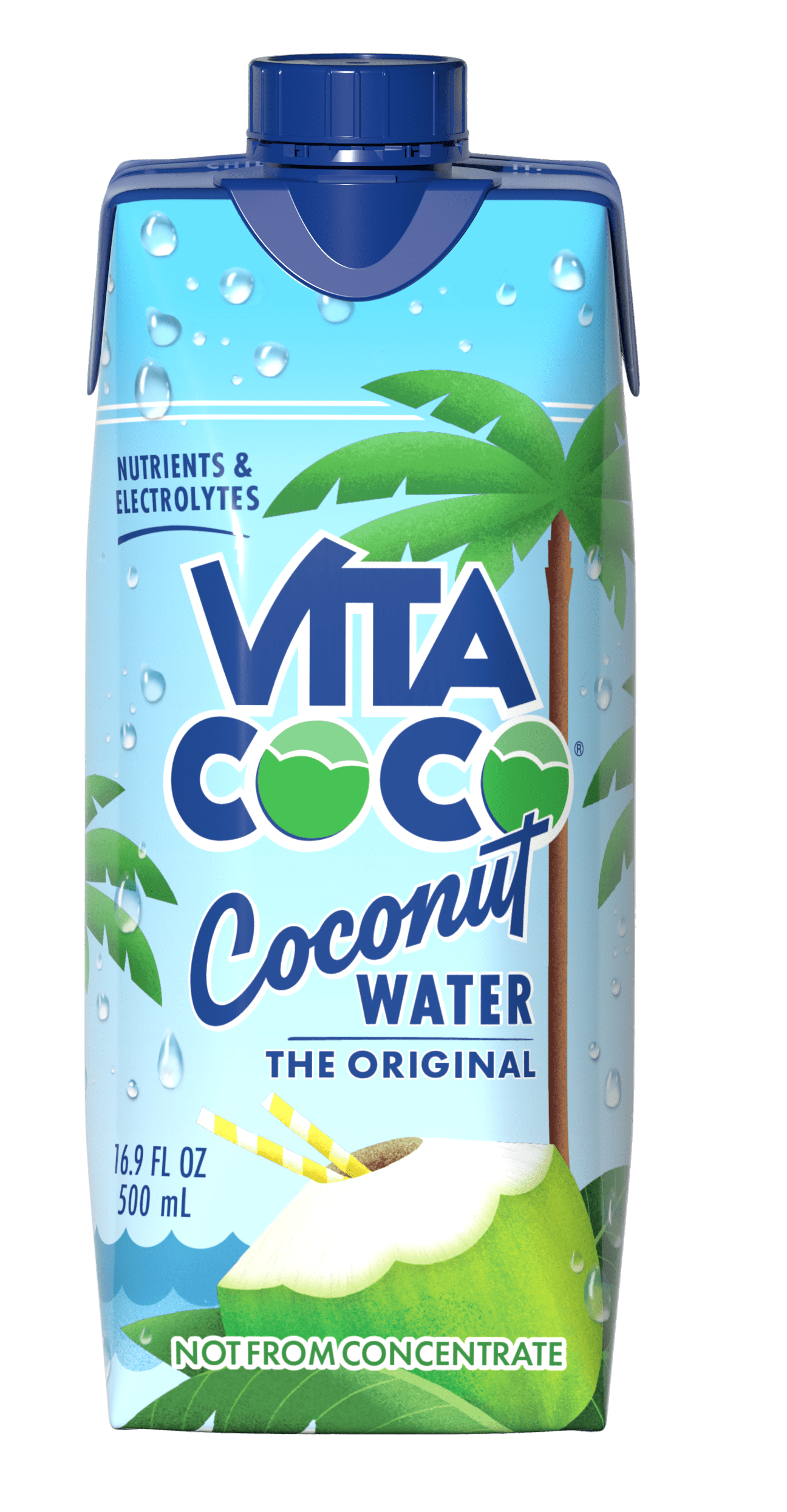 Vita Coco The Original Coconut Water, Nutrient-Rich Natural Electrolyte Hydration (16.9 fl oz) 48f2g