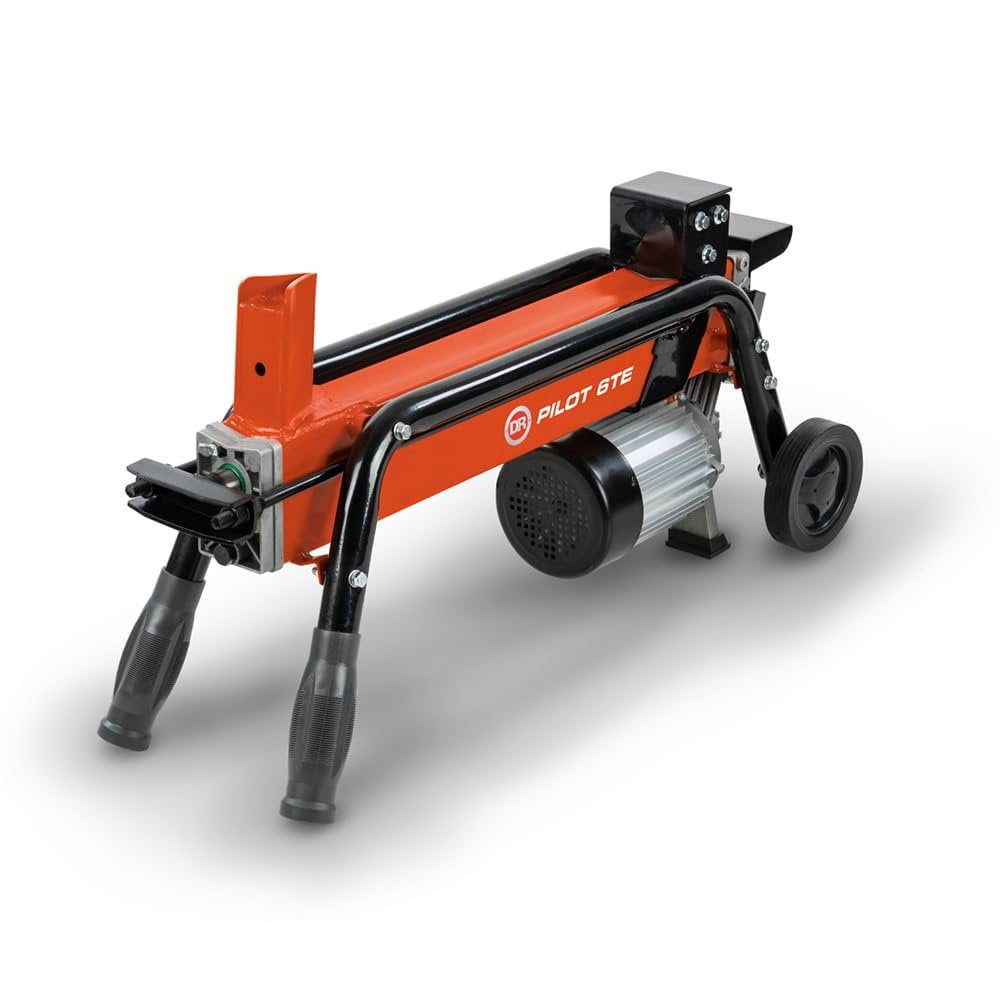 DR Power Equipment Electric Log Splitter Pilot 6TE (Orange, 20 in Max Log Length) g5o3r
