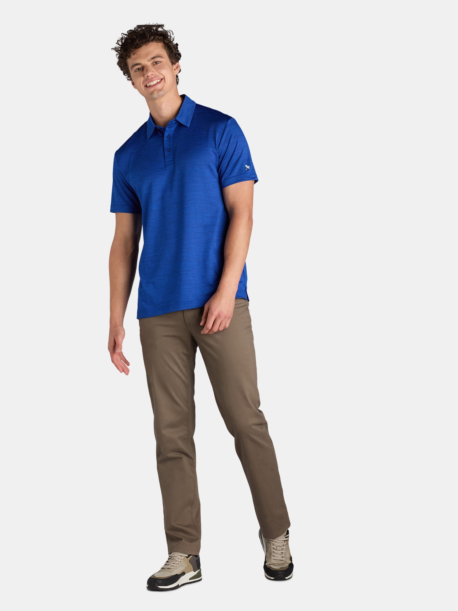 Birdie Bound Men's Golf Polo Shirt Moisture-Wicking Active Fit Short Sleeve (S) imkv0