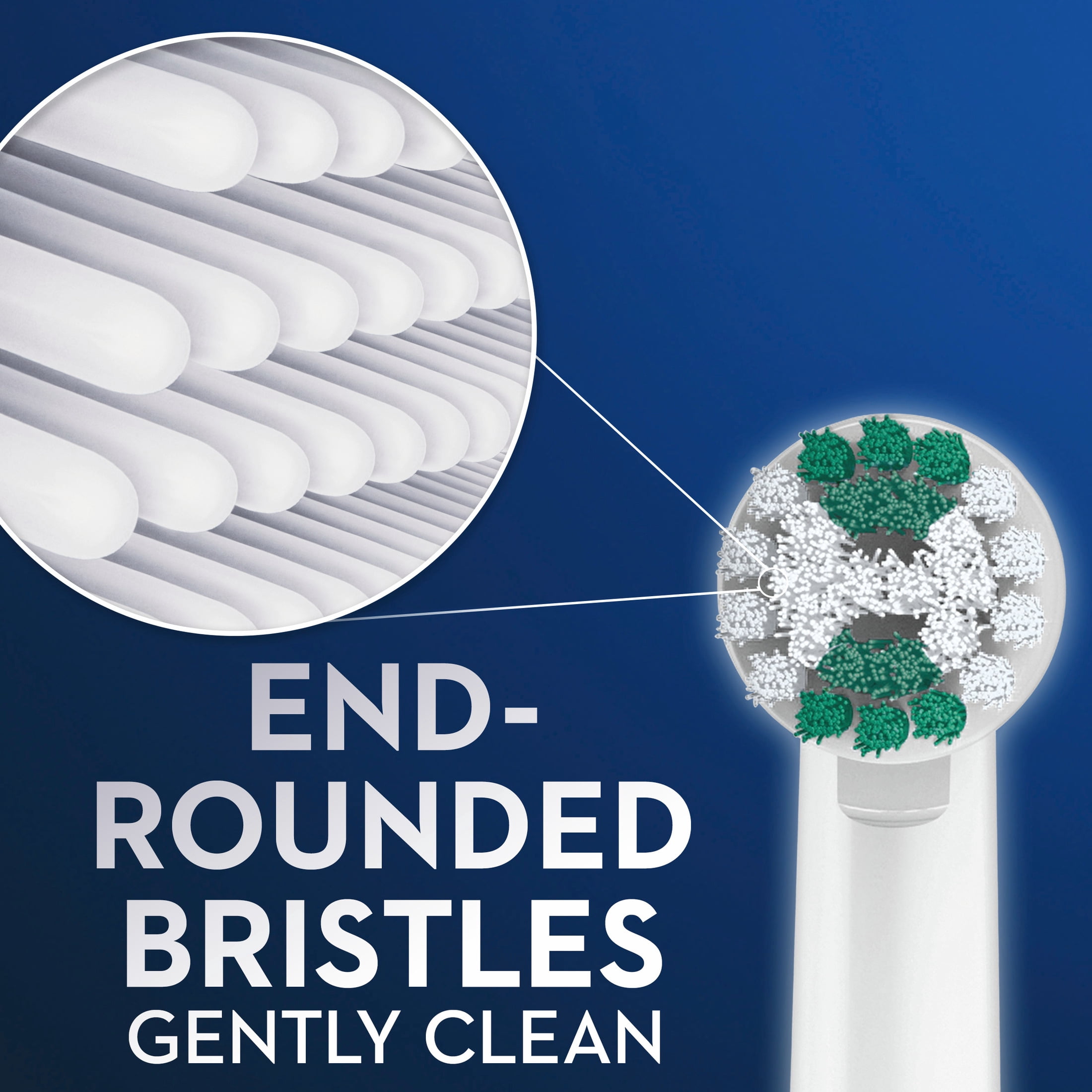 Oral-B Daily Clean Replacement Toothbrush Heads, Soft Bristles for Plaque Removal (3 Count) zepik