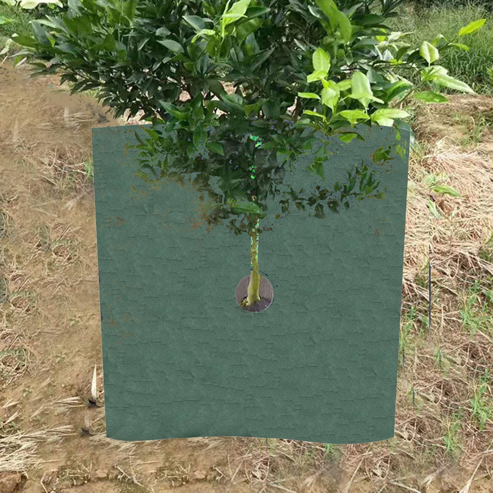 simhoa Tree Mulch Mat Landscaping Weed Barrier for Garden Protection (Green, 16.5 in, 10 Pack) j4gmx