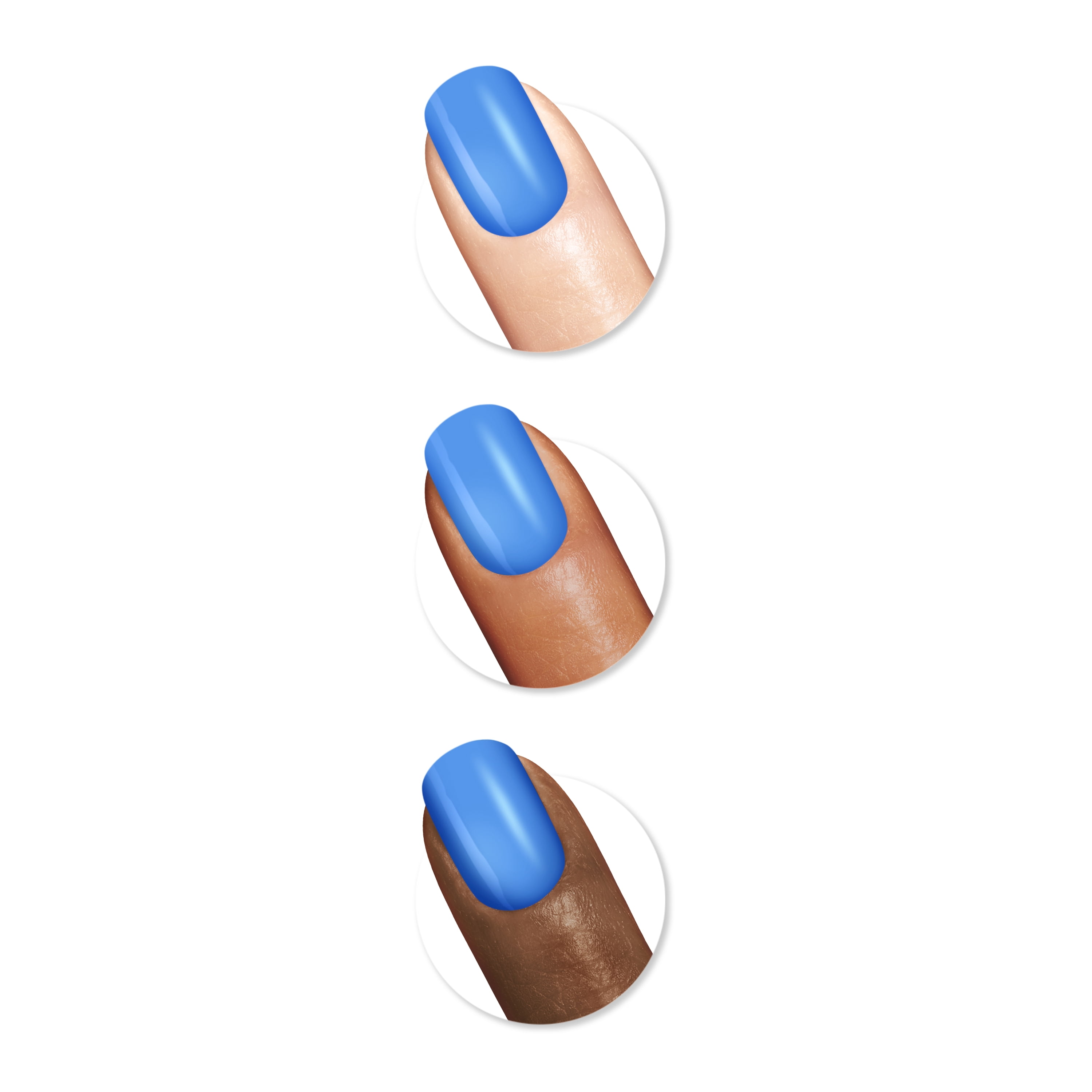 Sally Hansen Miracle Gel Nail Polish, Long-lasting High-shine Finish (Blue, 0.5 fl oz) 7fru1