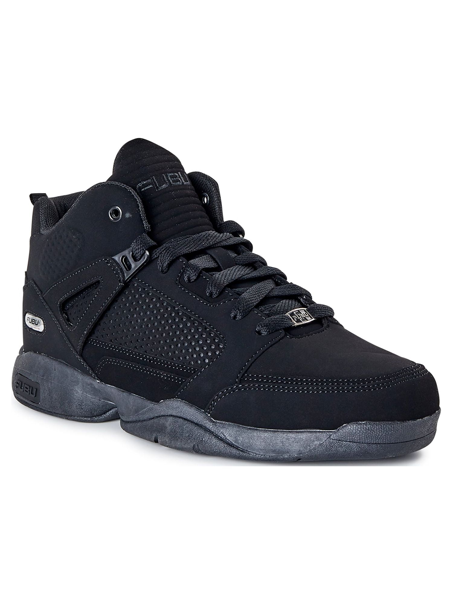 FUBU Men's Knight Basketball High-Top Shoes, Athletic Performance Sneakers (Black, Size 10) 7xprr