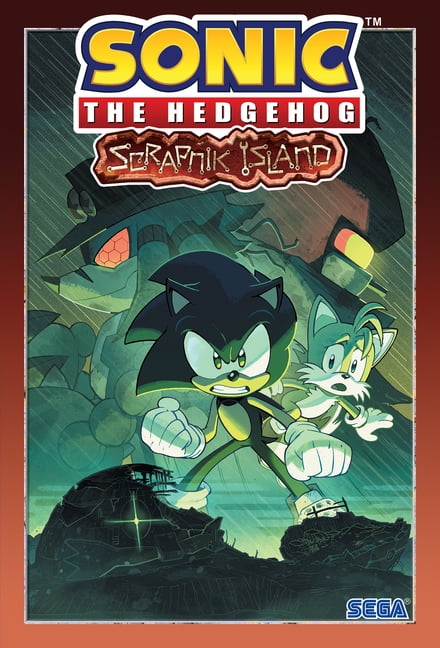 Sonic the Hedgehog: Scrapnik Island (Paperback Graphic Novel) k4b44