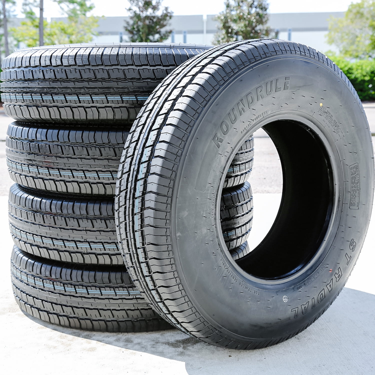 Roundrule ST Radial Semi-Steel Trailer Tire (ST235/85R16, 14 Ply, Load Range G) 6gviv