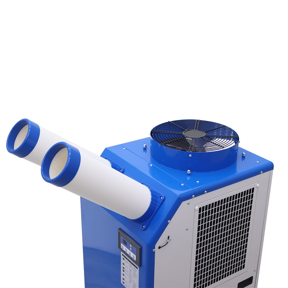 Techtongda Industrial Portable Air Conditioner Spot Cooler with Intelligent Control (Blue, 220V) defua