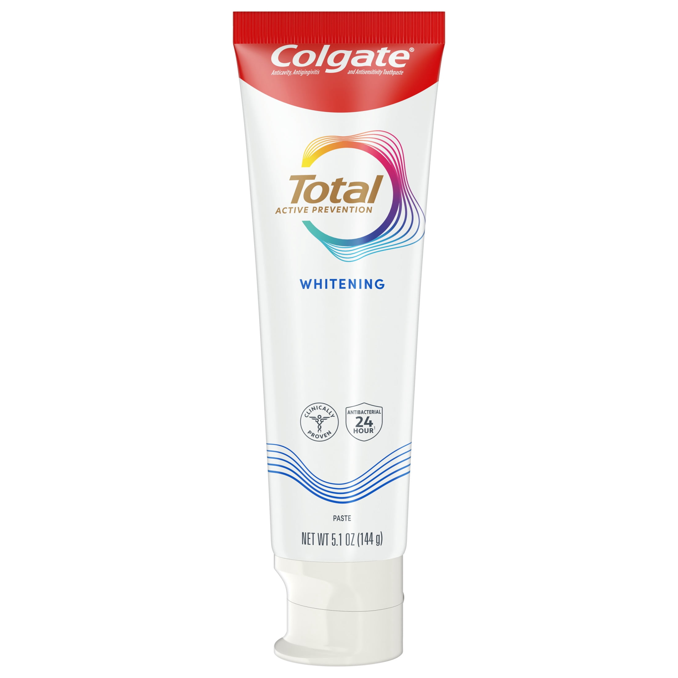 Colgate Total Active Prevention Whitening Toothpaste (Mint, 5.1 oz) 6nawe