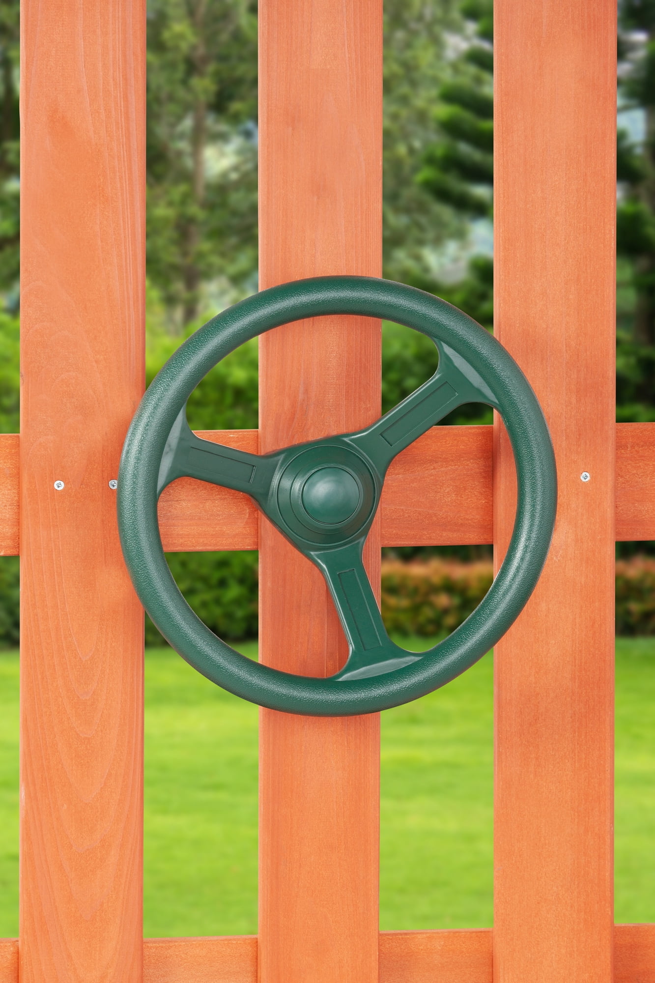 Creative Cedar Designs Cedar Chalet Wooden Swingset (Brown, Residential Outdoor Playset) 8zoi2