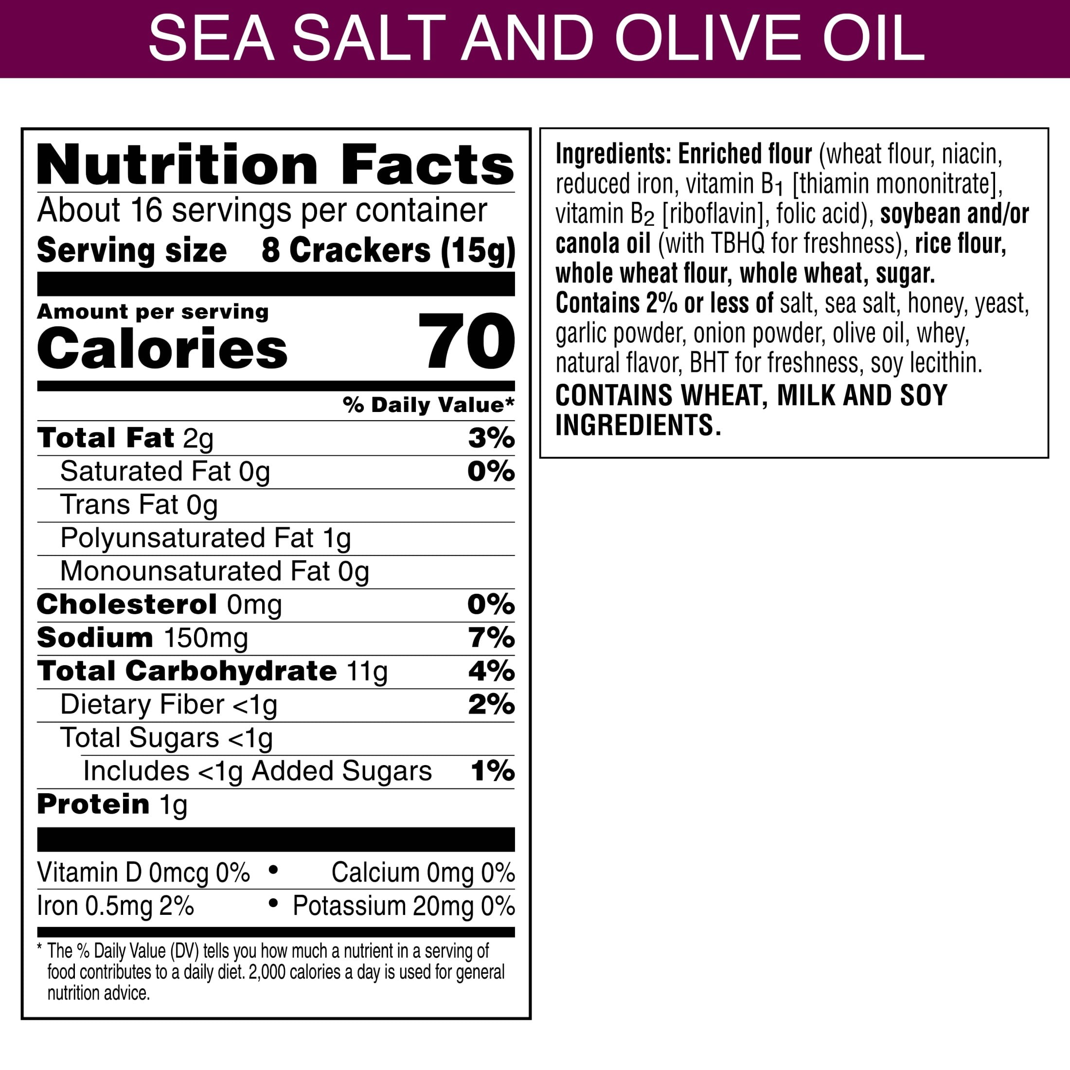 Toasteds Flatbreads Sea Salt and Olive Oil Crackers, Crispy Party Snacks (8.7 oz) gxxqq