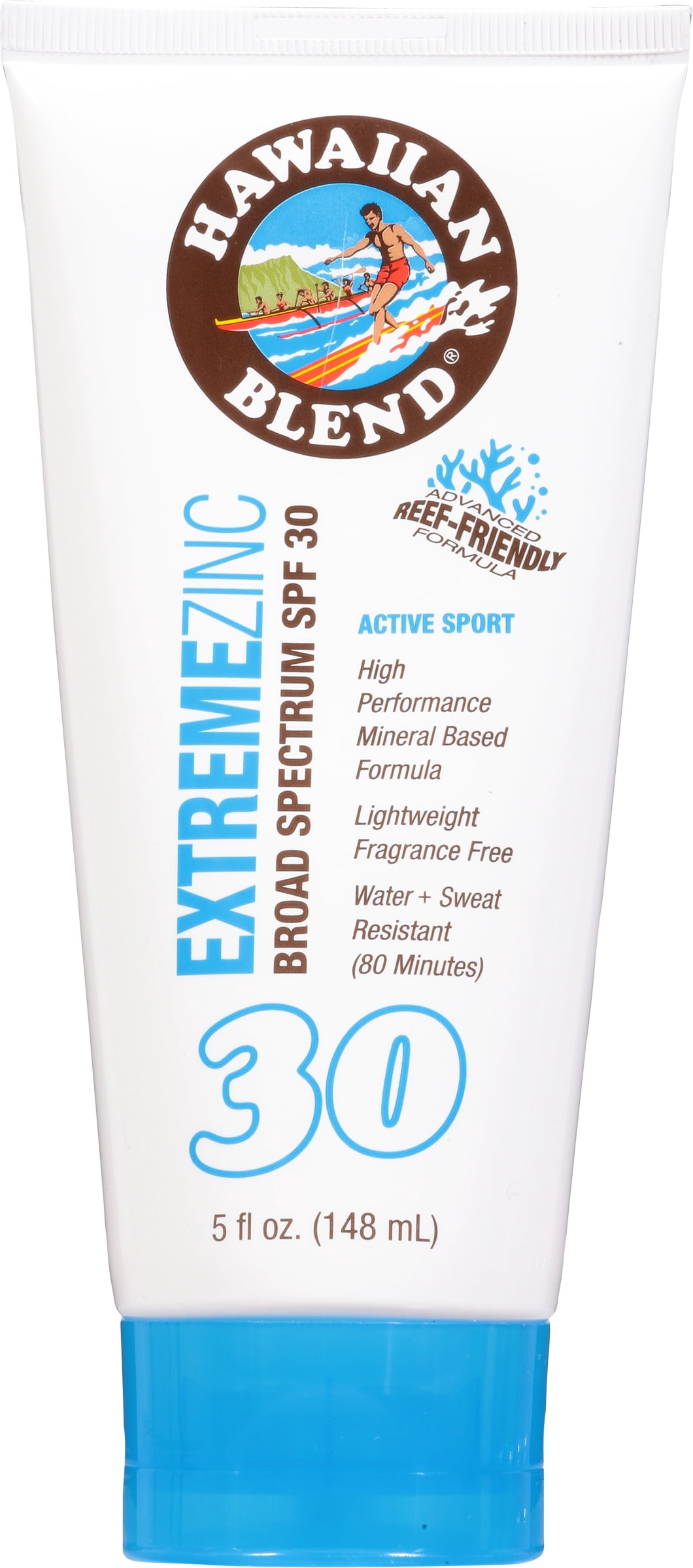 Hawaiian Blend Extreme Zinc Sunscreen Lotion SPF 30 Broad Spectrum (White, 5 oz) vktxb
