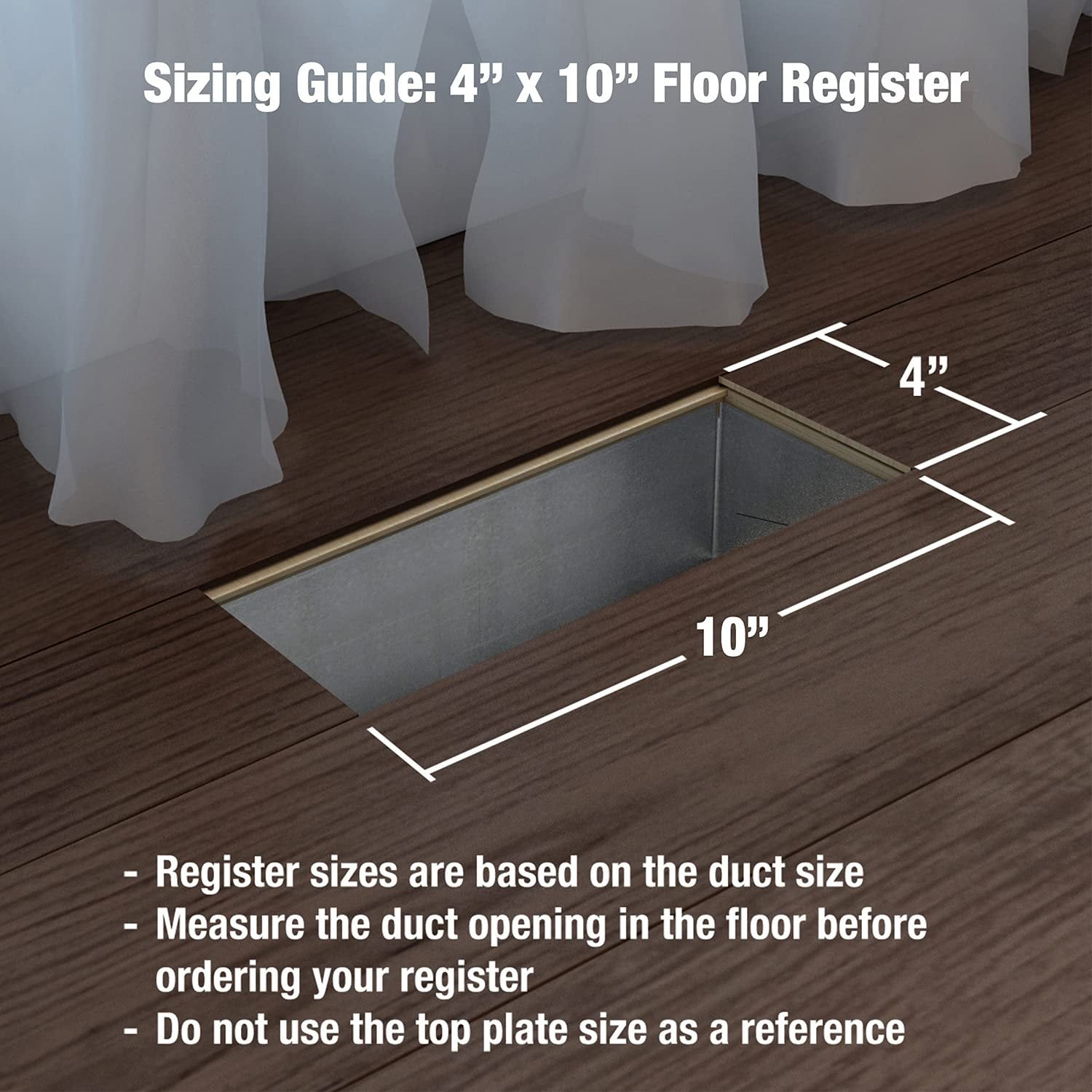 Imperial Montezuma Floor Register, Adjustable Steel Air Vent Cover, Textured Finish (Bronze, 4 in x 10 in, 2-Pack) koqqo