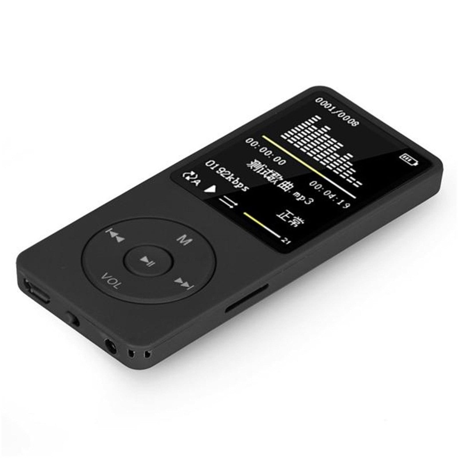syligr Portable MP3 MP4 Player with 1.8 in Screen, Lossless Sound, FM Radio, Voice Recorder (Black, 1.1 oz) 964d5