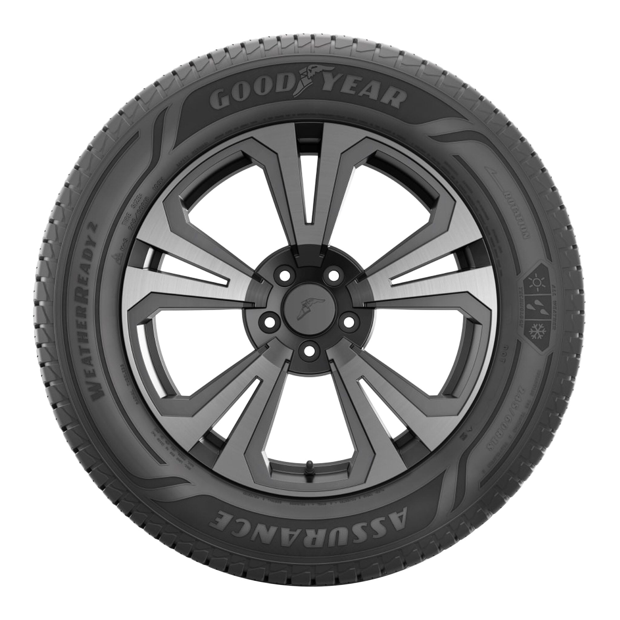 Goodyear Assurance WeatherReady 2 All-Weather Tire (265/50R20, 111V XL) lsghn