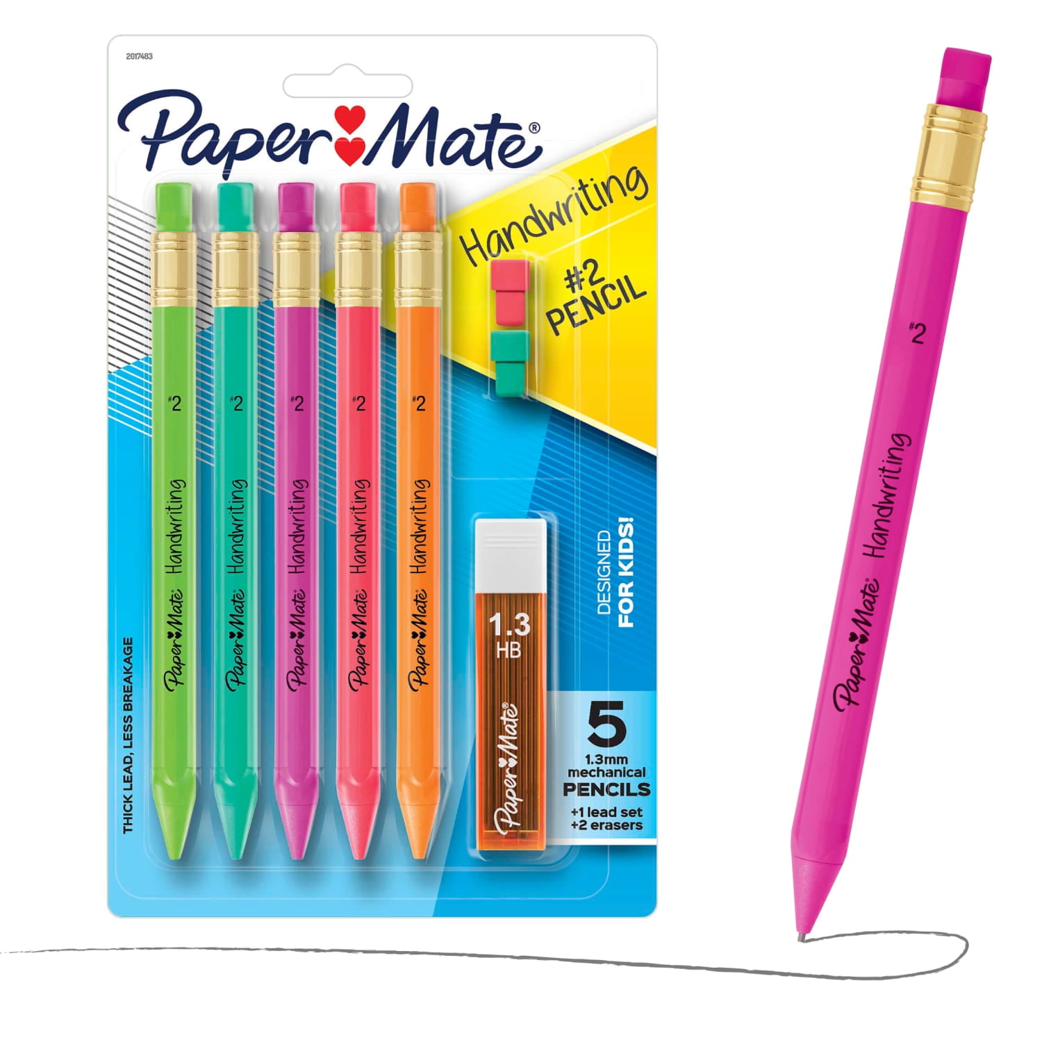Paper Mate Handwriting Triangular Mechanical Pencil Set (Assorted Colors, 8 Count) 6nkyl