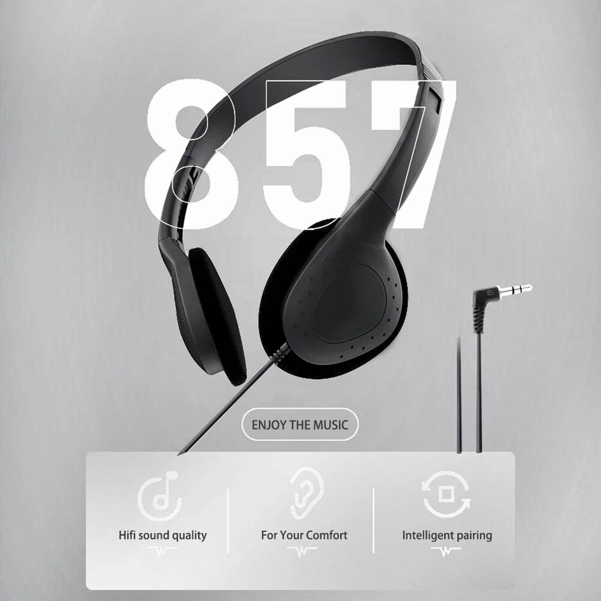 Rhea Wired Stereo Gaming Headset with Microphone, Surround Sound Bass for PC, PS4, and Xbox One (Black, One Size) f2p4c