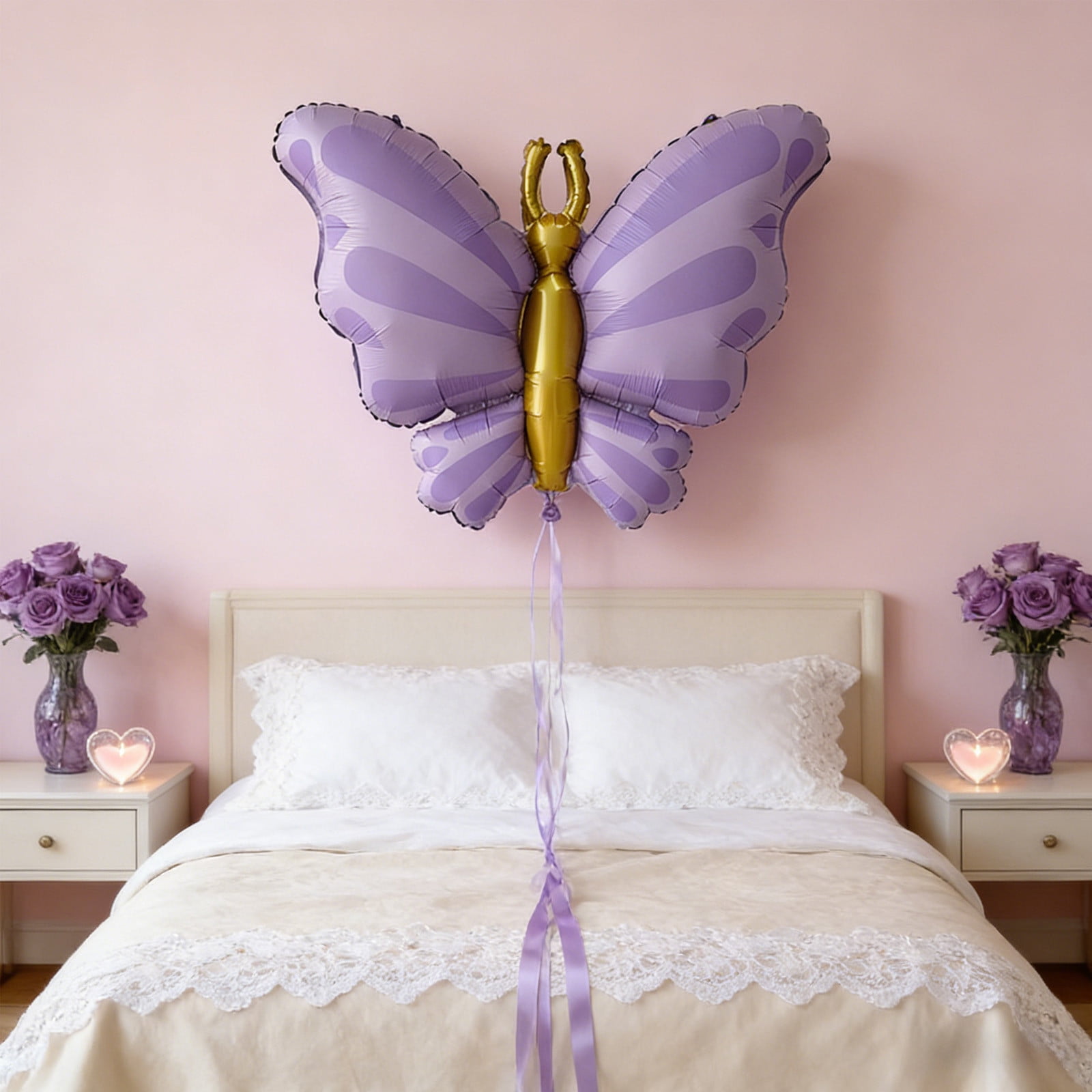 MSGWEEEG Butterfly Balloon Decoration Set for Birthday Party and Wedding Centerpiece (1 Pack) 5l6ep