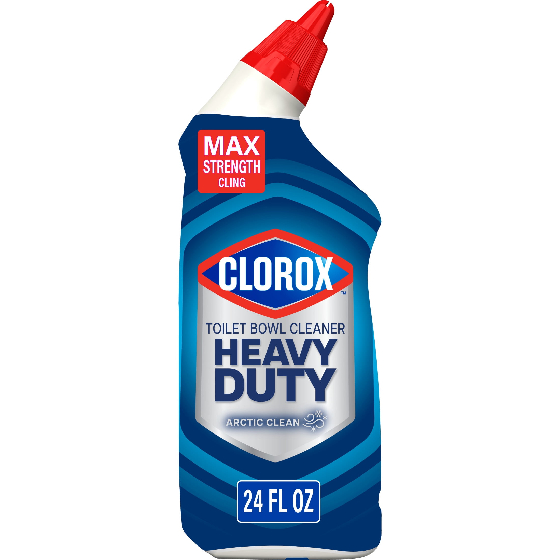 Clorox Toilet Bowl Cleaner Heavy Duty Stain and Ring Remover (Arctic Clean, 24 fl oz) yxrmf