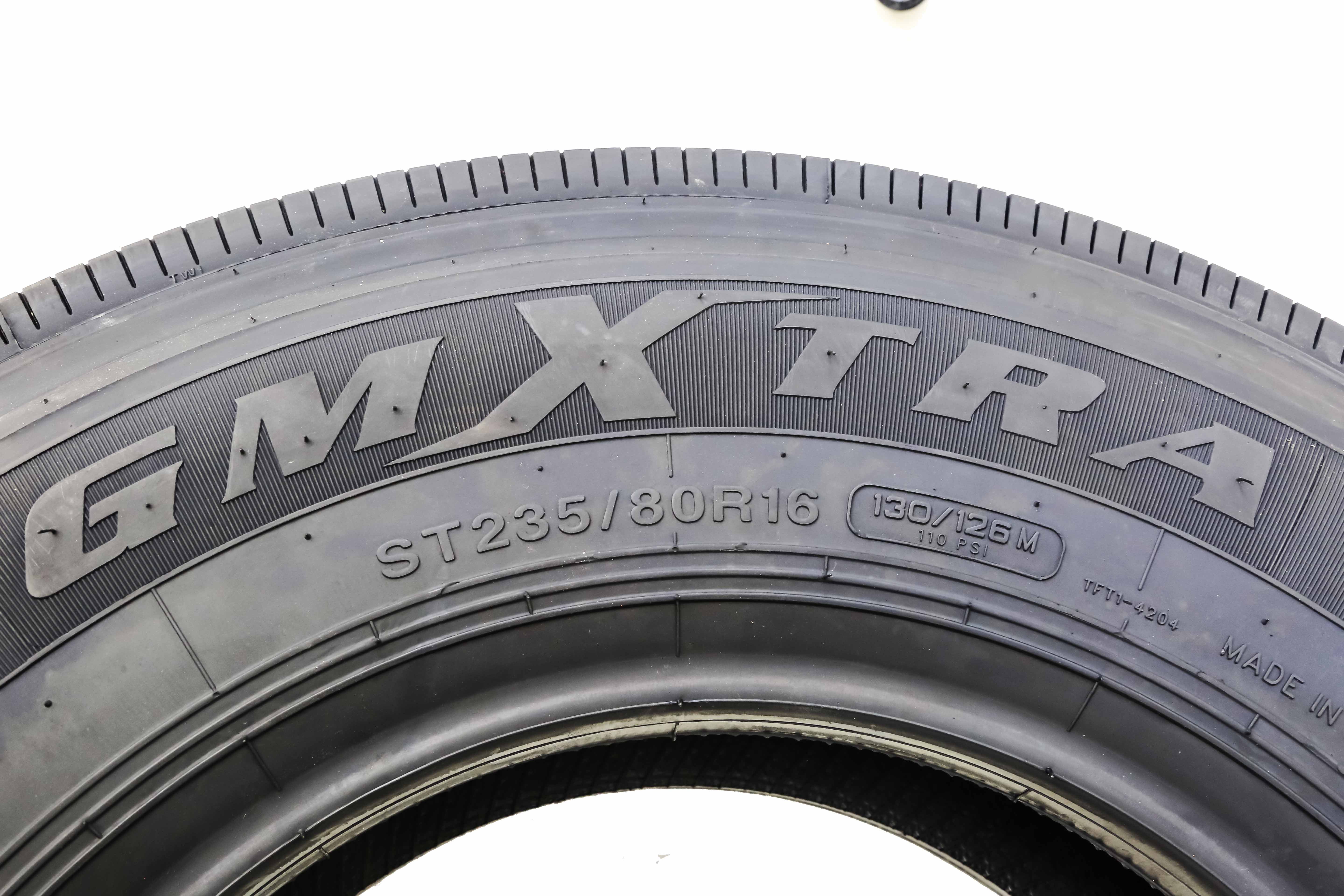 Gremax ST235/80R16 All Steel Heavy Duty Trailer Radial Tires (16-Ply, 4-Pack) dq48l