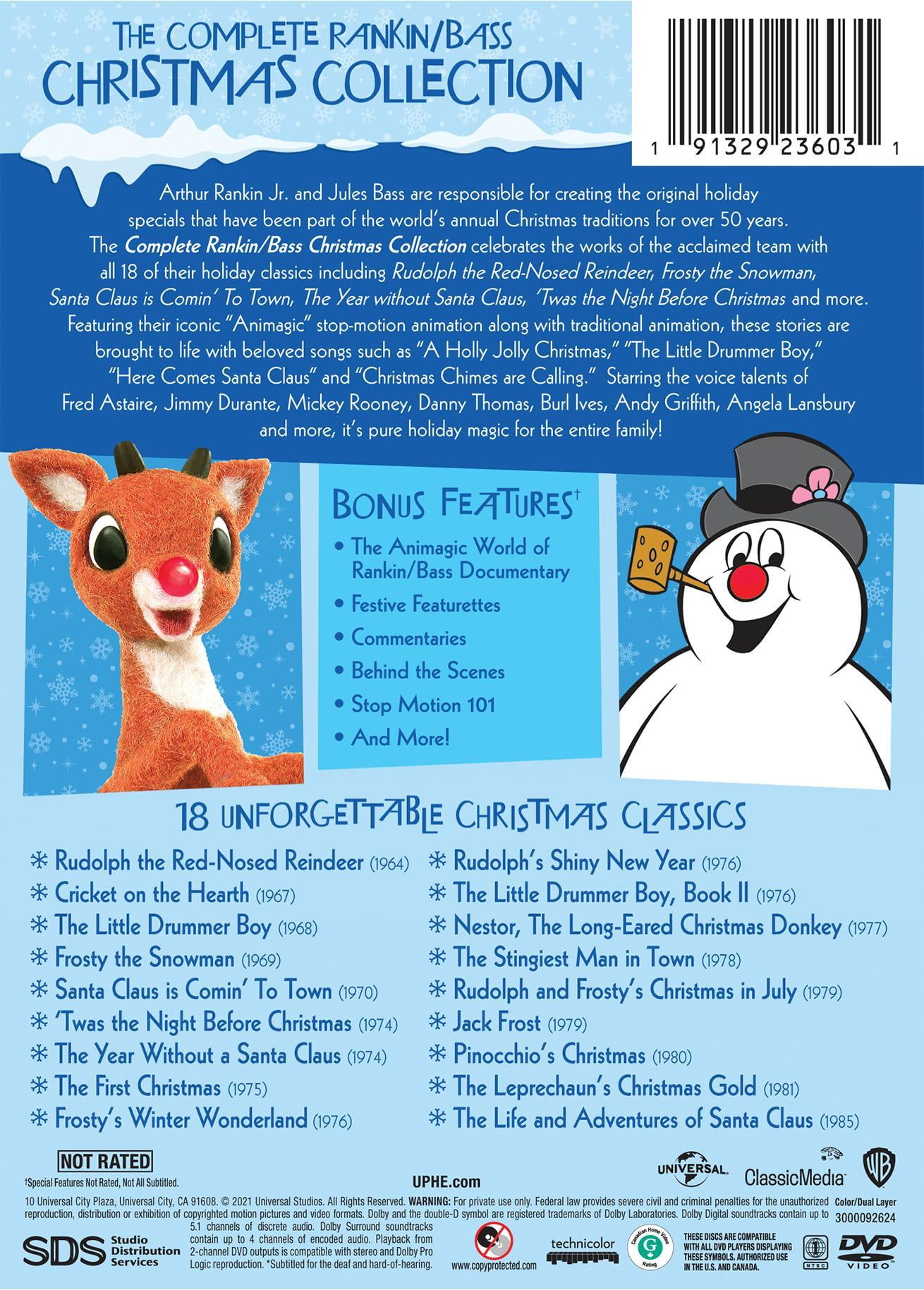 SDS Rankin/Bass Classic Holiday Specials Complete Collection (18-Disc DVD Set) gh1oi