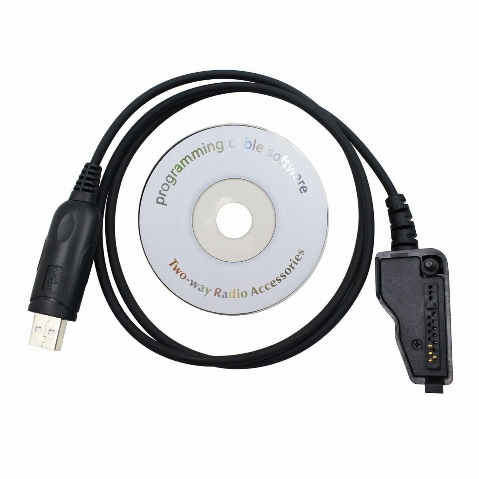 Rhea USB Programming Cable with CD for Kenwood Radio TK-380 TK-385 NX-210 (3.28 ft) 9e4av