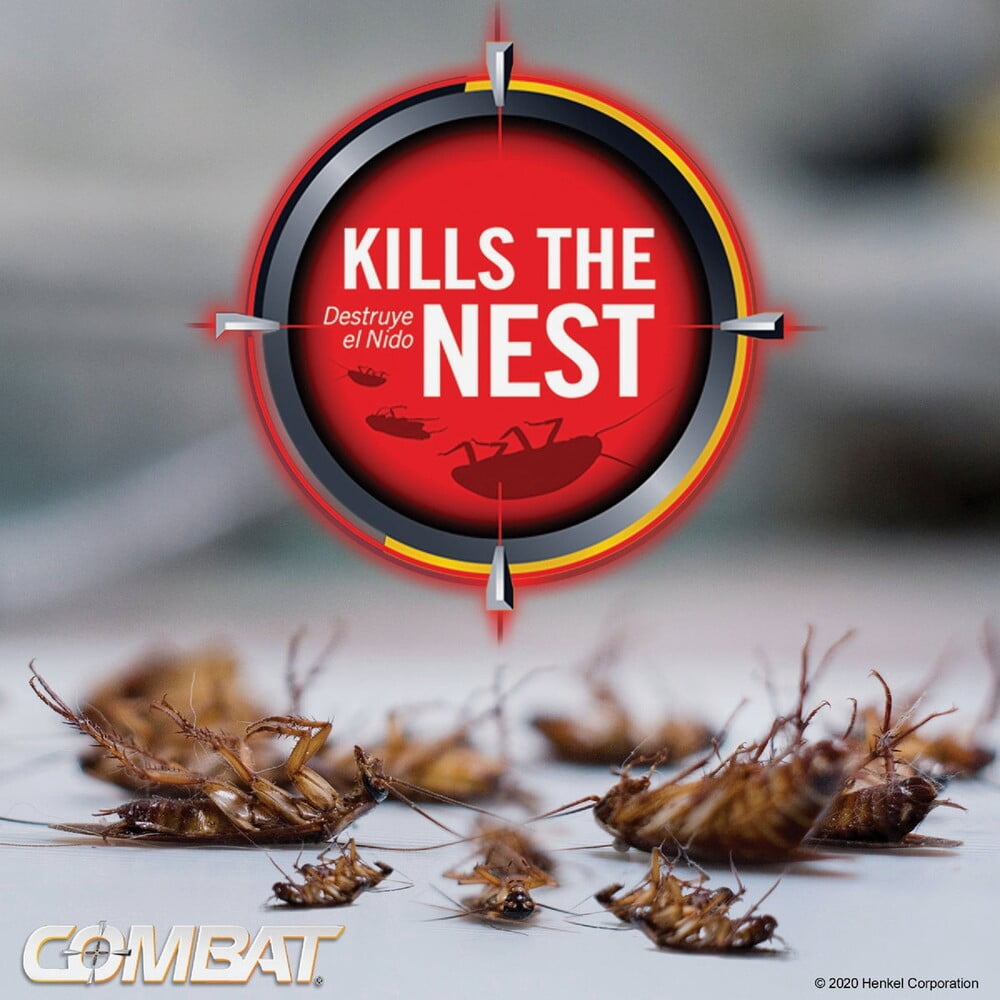 Combat Max Roach Killing Gel, Fast-Acting Pest Control Bait (1.05 fl oz) eid3b