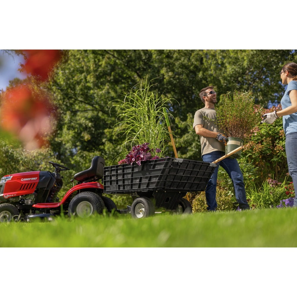 Troy-Bilt Bronco 42 in. Riding Gas Lawn Mower (547cc Engine, 42 in. Cutting Deck) helju