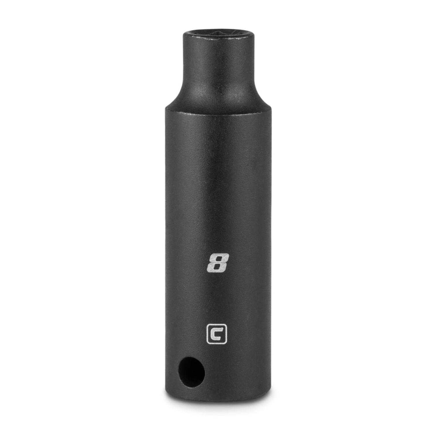 Capri Tools 8 mm Deep Impact Socket (3/8-in Drive, 6-Point, Chrome Molybdenum Steel) 40k73