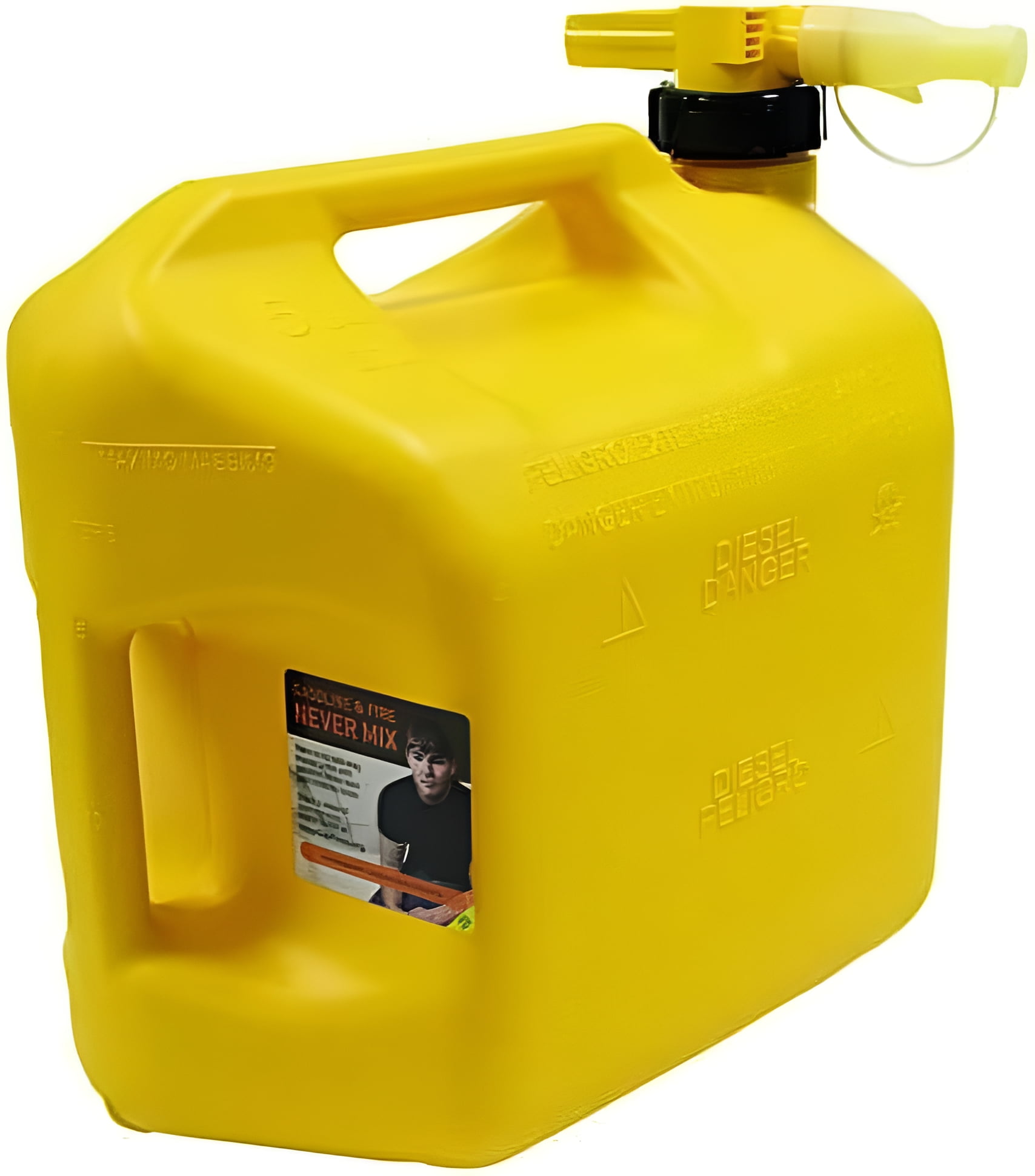No-Spill 1457 Diesel Fuel Safety Container (Yellow, 5 gal) 4jevz