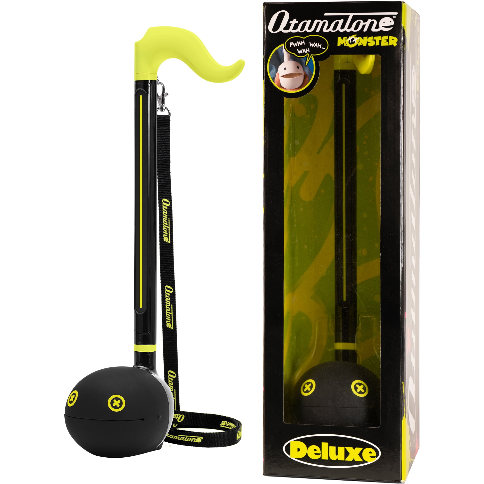 Otamatone Deluxe Electronic Musical Instrument Portable Synthesizer (Lime Green/Black, 17 in) ksvmx