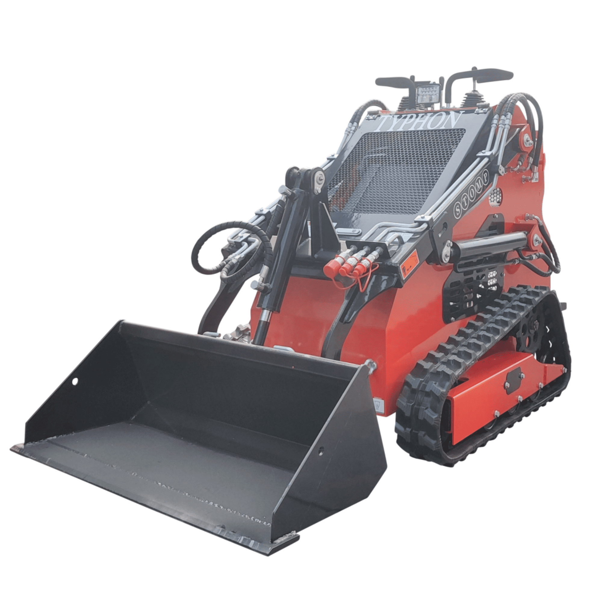 TYPHON STOMP 507 Mini Skid Steer Loader, Heavy-Duty Compact Track Loader for Landscaping and Construction (1,760 lb Capacity) kpqcx