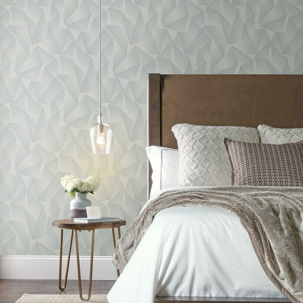 RoomMates Acceleration Peel and Stick Wallpaper (Grey, 20.5 in x 16.5 ft) m2t8m