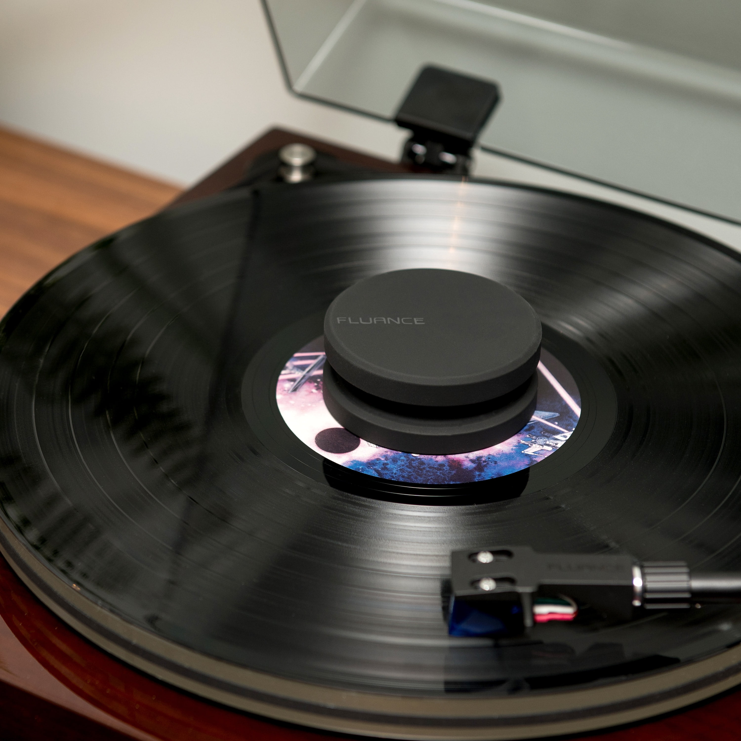 Fluance RT85 Reference High Fidelity Vinyl Turntable with Ortofon 2M Blue Cartridge and Acrylic Platter (Blue) ikp5v